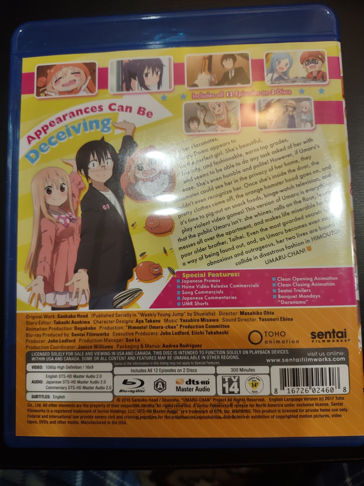 Nakaimo, Ane Log, Oniai, & Umaru-chan Imouto Anime Bluray Lot 5
