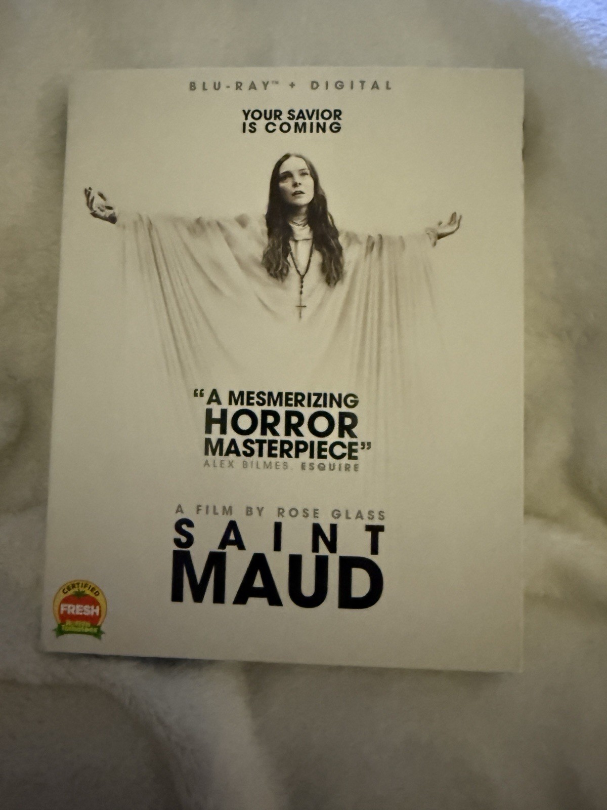 Saint Maud (Blu-ray, 2019) A24 w Slipcover New (corner Plastic Torn) Ships Fast