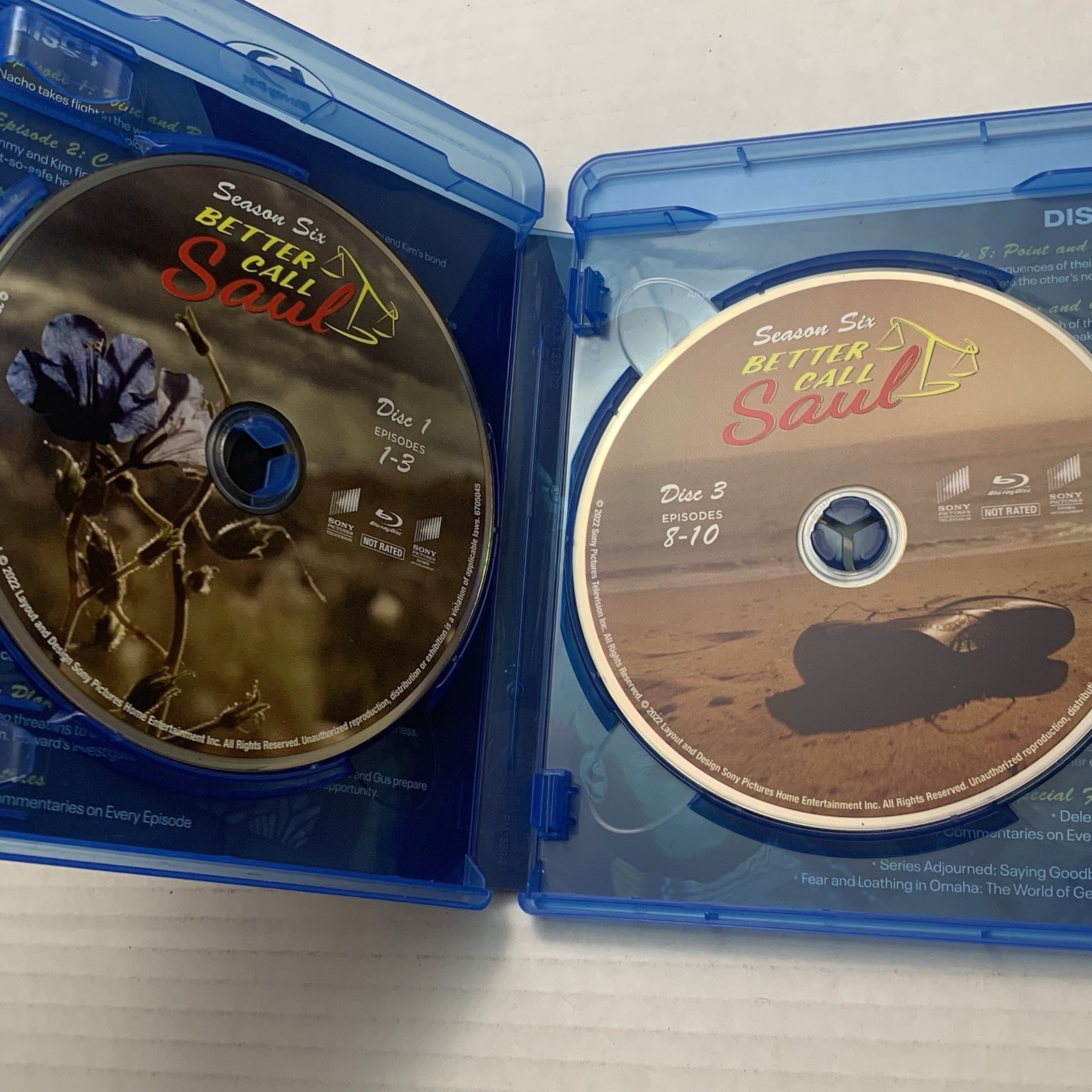 Better Call Saul: Season Six (Blu-ray, 2022) Complete 4 Disc Set