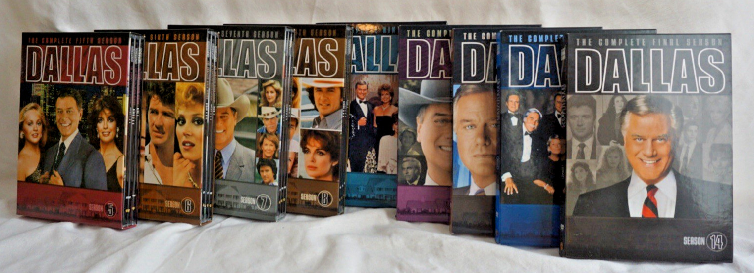 Dallas TV DVD Lot 5, 6, 7, 8, 9, 10, 11, 12, 14 Series Complete Seasons