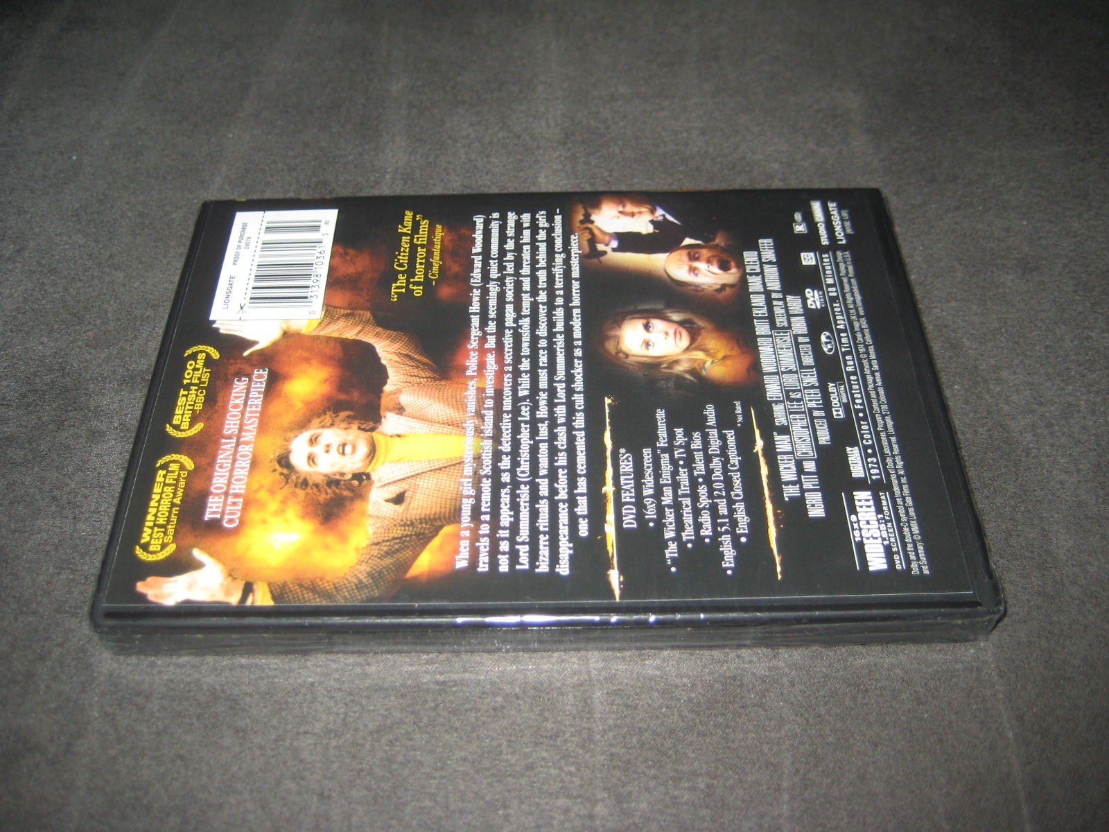 THE WICKER MAN (DVD 1973) BRAND NEW – RATED R – WIDESCREEN – HORROR – THRILLER