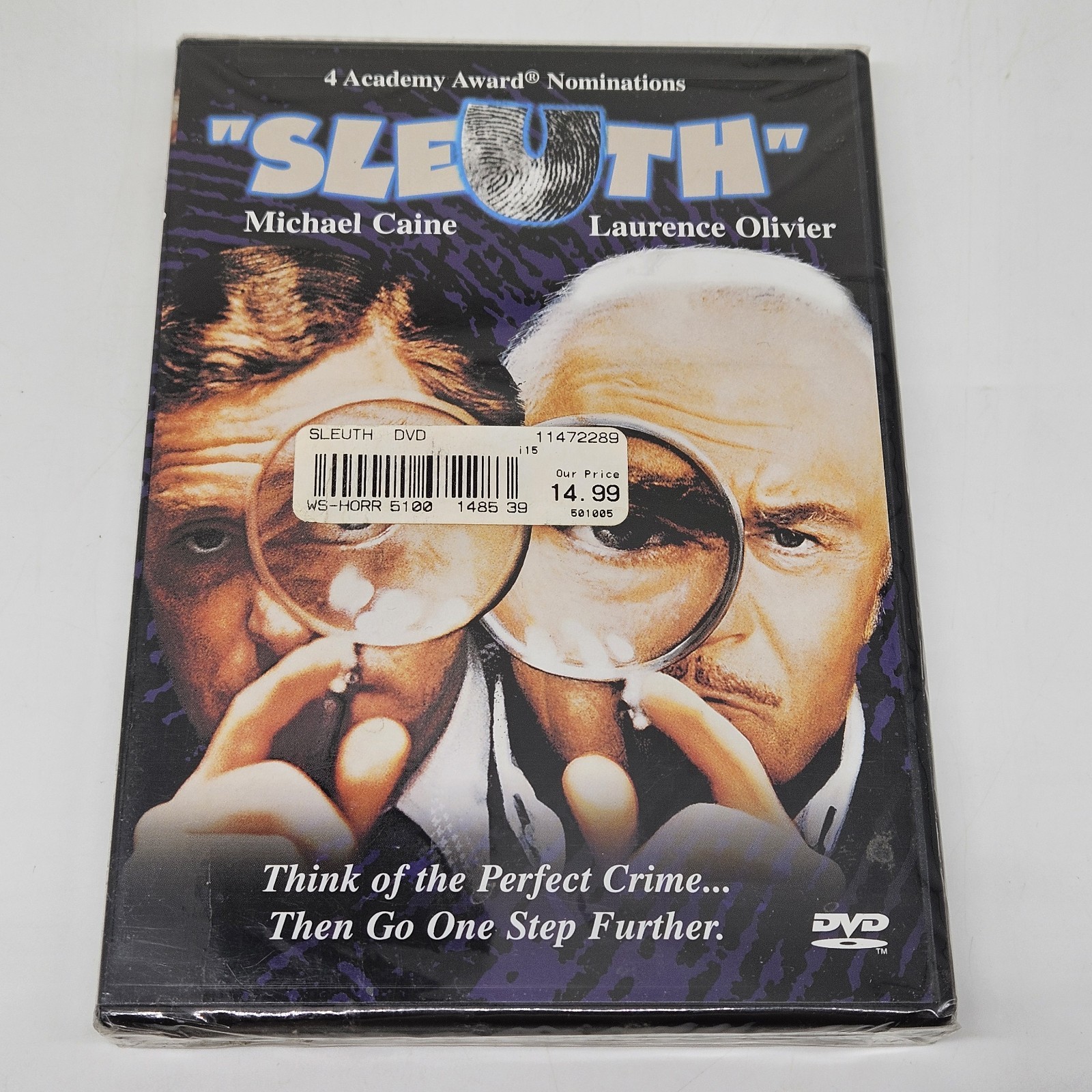 Sleuth DVD 1972 Michael Caine Laurence Olivier New Sealed