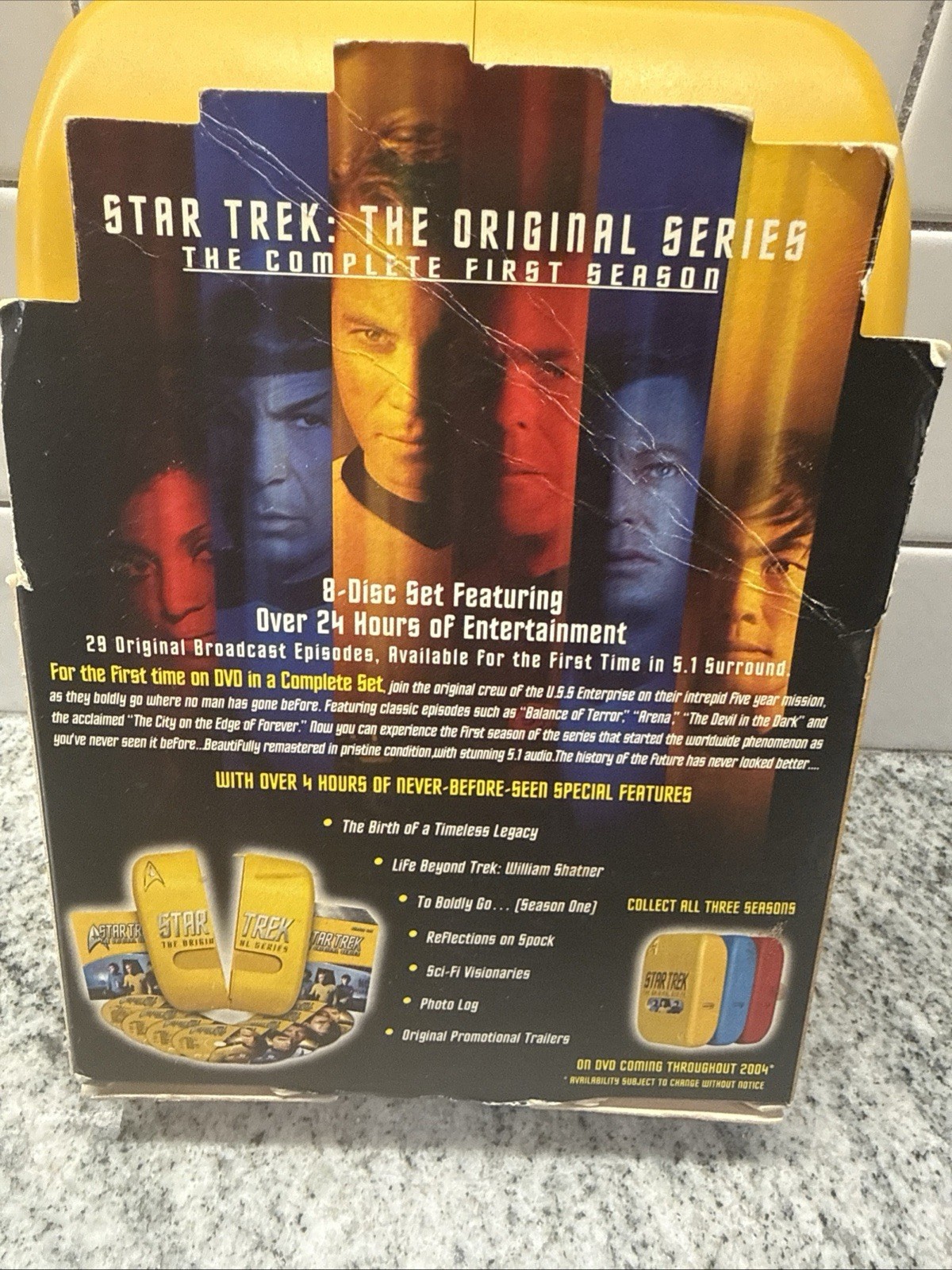 Star Trek The Original Series Complete Series DVD Set Seasons 1-3