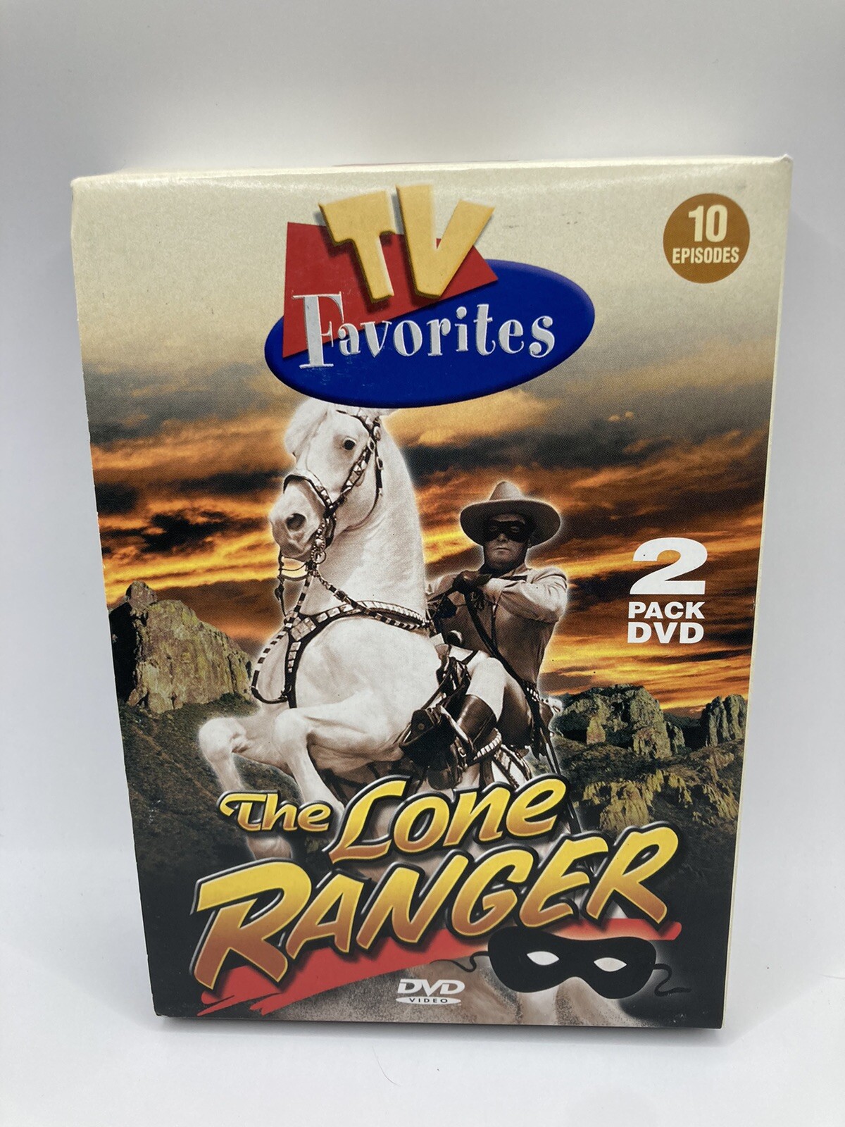 TV Favorites 2001 The Lone Ranger 2 DVD Pack 10 Episodes Vol 1 & 2 300 Minutes