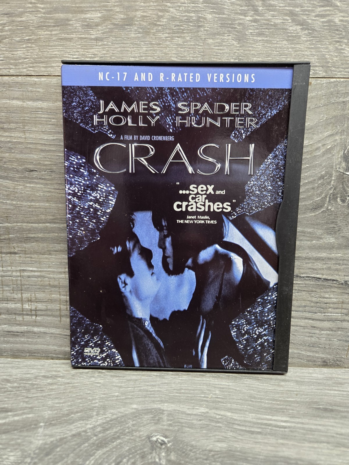 Crash Dvd NC-17 & R Rated Viewing Options James Spader Holly Hunter Clean Disc