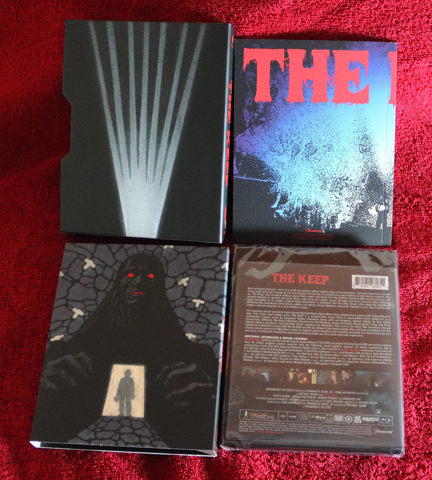 THE KEEP 4K Vinegar Syndrome Michael Mann Gabriel Byrne Ian McKellen Scott Glenn