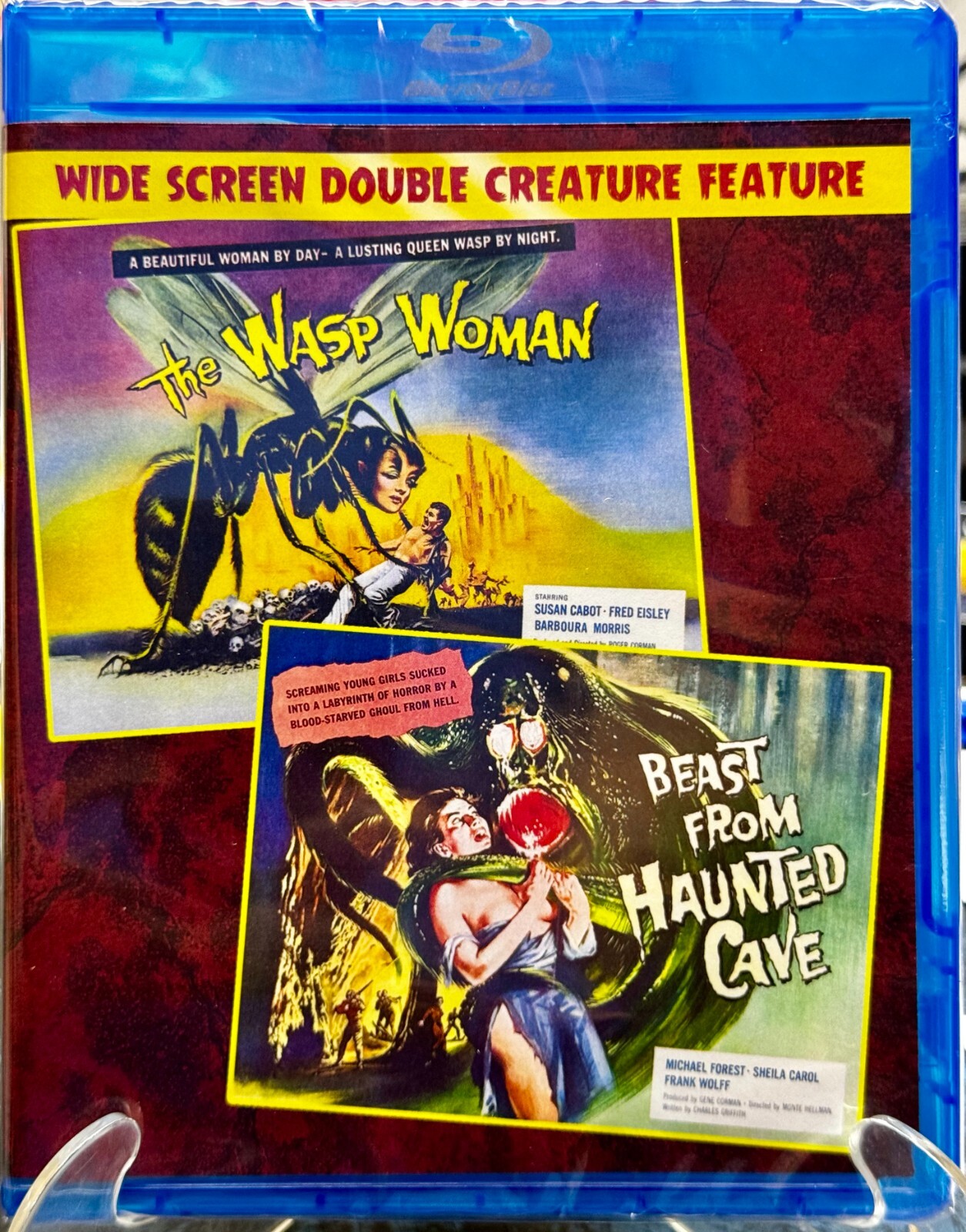 The Wasp Woman & Beast From Haunted Cave (Double Feature) – Roger Corman Blu-ray