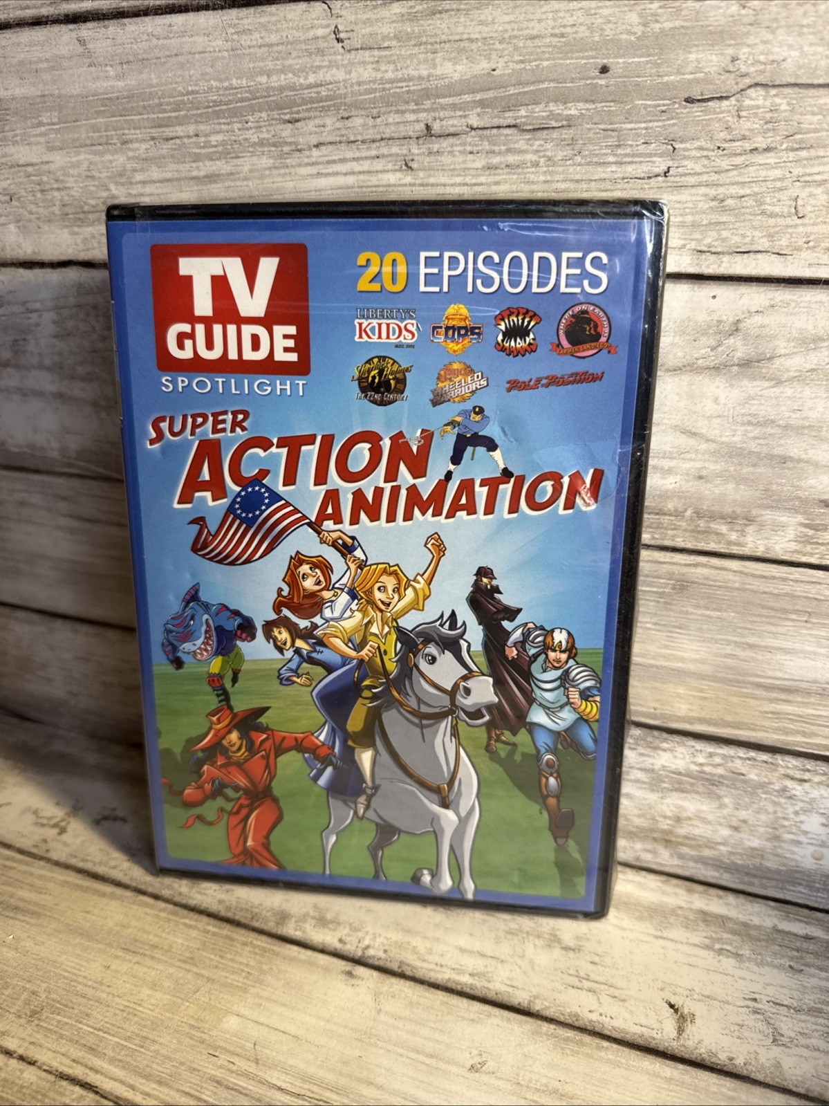 NEW! TV Guide Spotlight: Super Action Animation (DVD) Sealed 20 Episodes Blast
