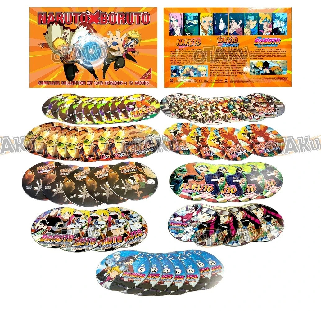 Naruto / Naruto Shippuden + Boruto Complete Collection DVD (English Dub) (Anime)