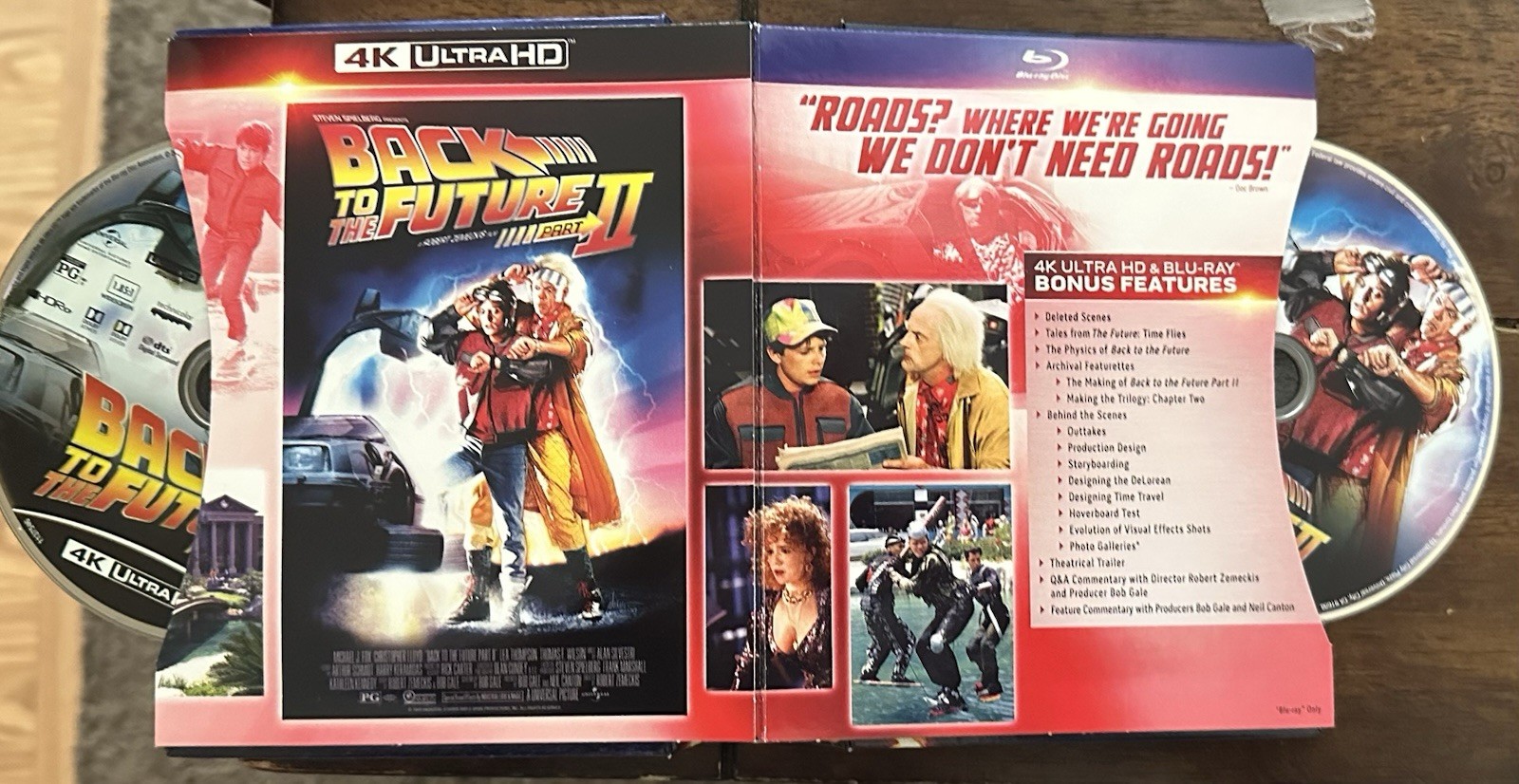 Universal Back to the Future Ultimate Trilogy 4K UHD Blu-ray Box Set Slipcover