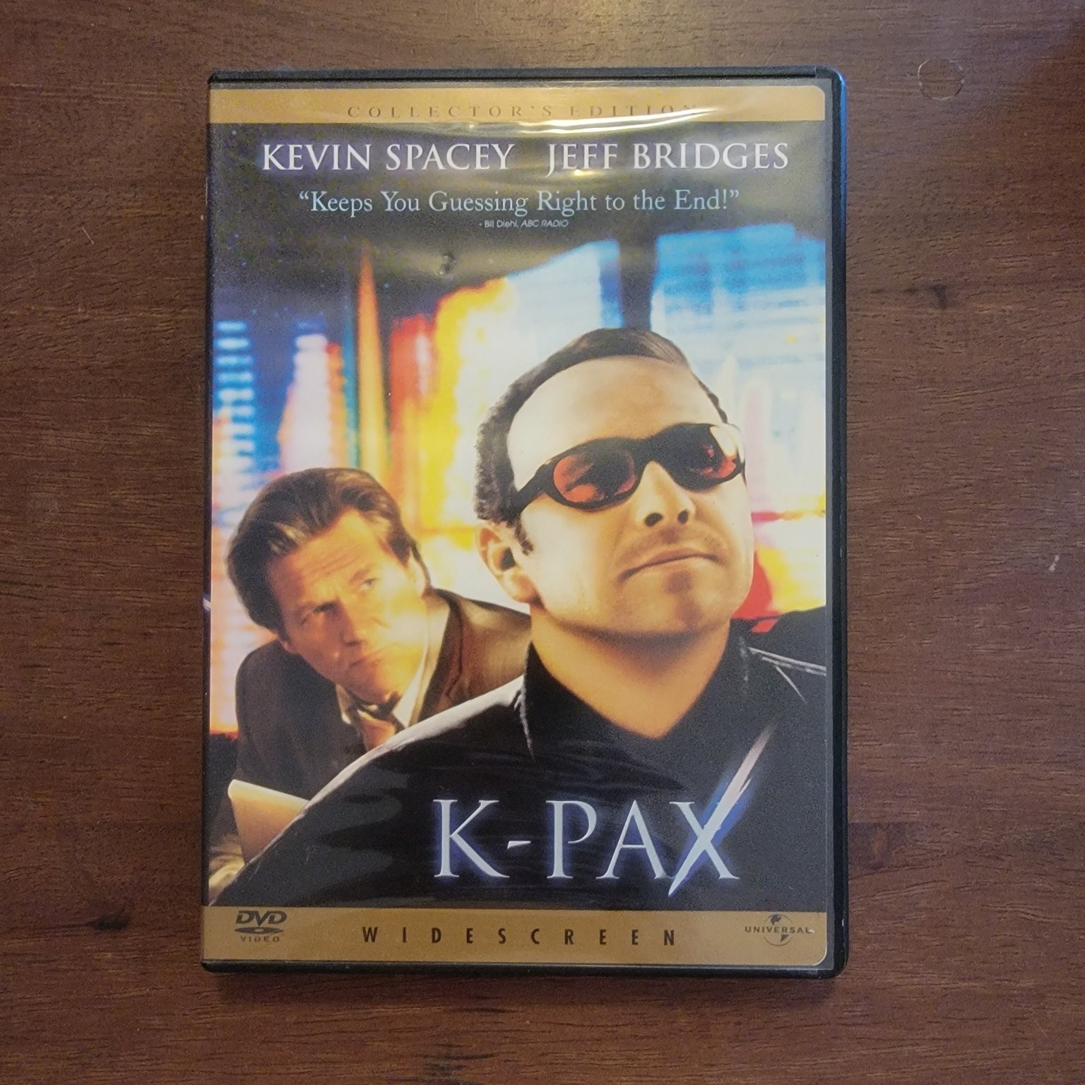 K-PAX DVD 2001 Collector’s Edition Kevin Spacey Jeff Bridges Widescreen