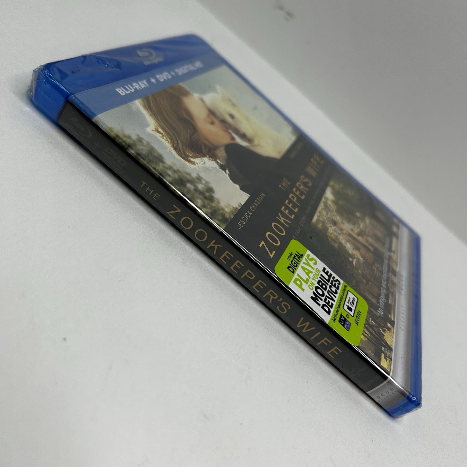 The Zookeeper’s Wife Blu-ray 2017 Jessica Chastain Daniel Brühl Niki Caro – NEW