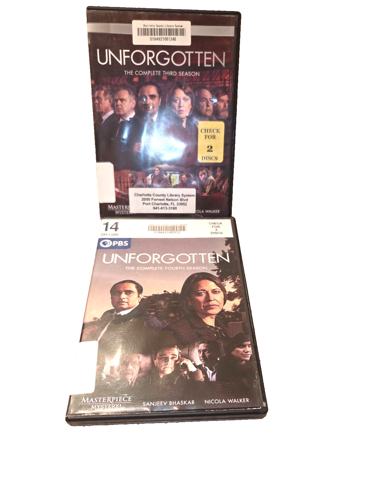Unforgotten – Seasons Third & Fourth (DVD) 2 DVD’s, 2 disc each Season