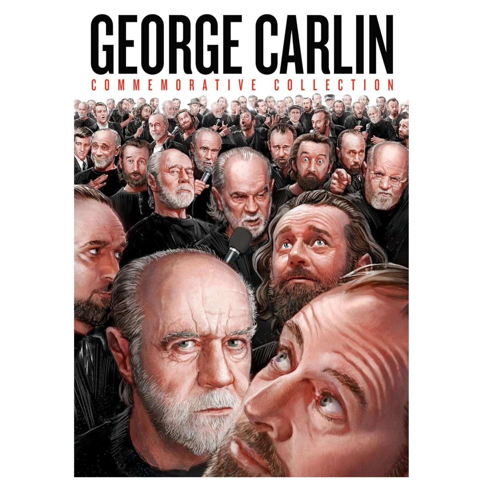 GEORGE CARLIN COMMEMORATIVE COLLECTION – 8 DVD + BONUS Audio CD & Blu-ray – NEW!