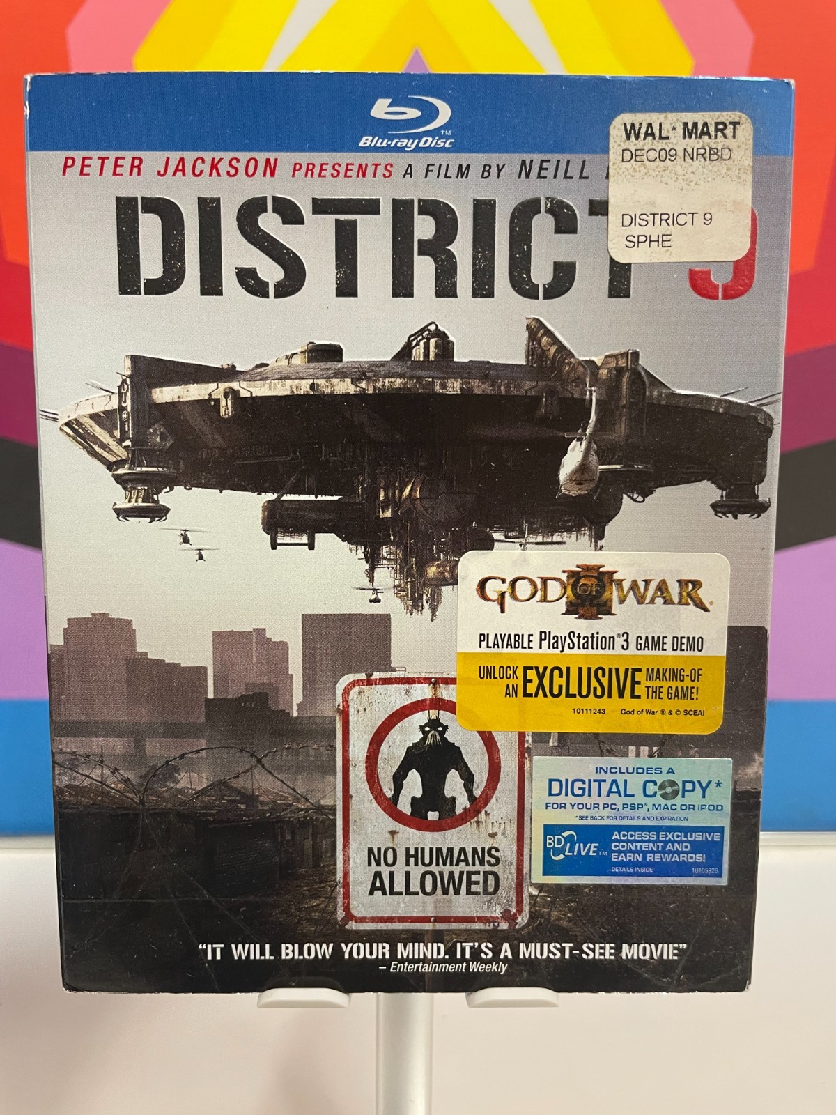 District 9 (Blu-ray, 2009) w/slipcover
