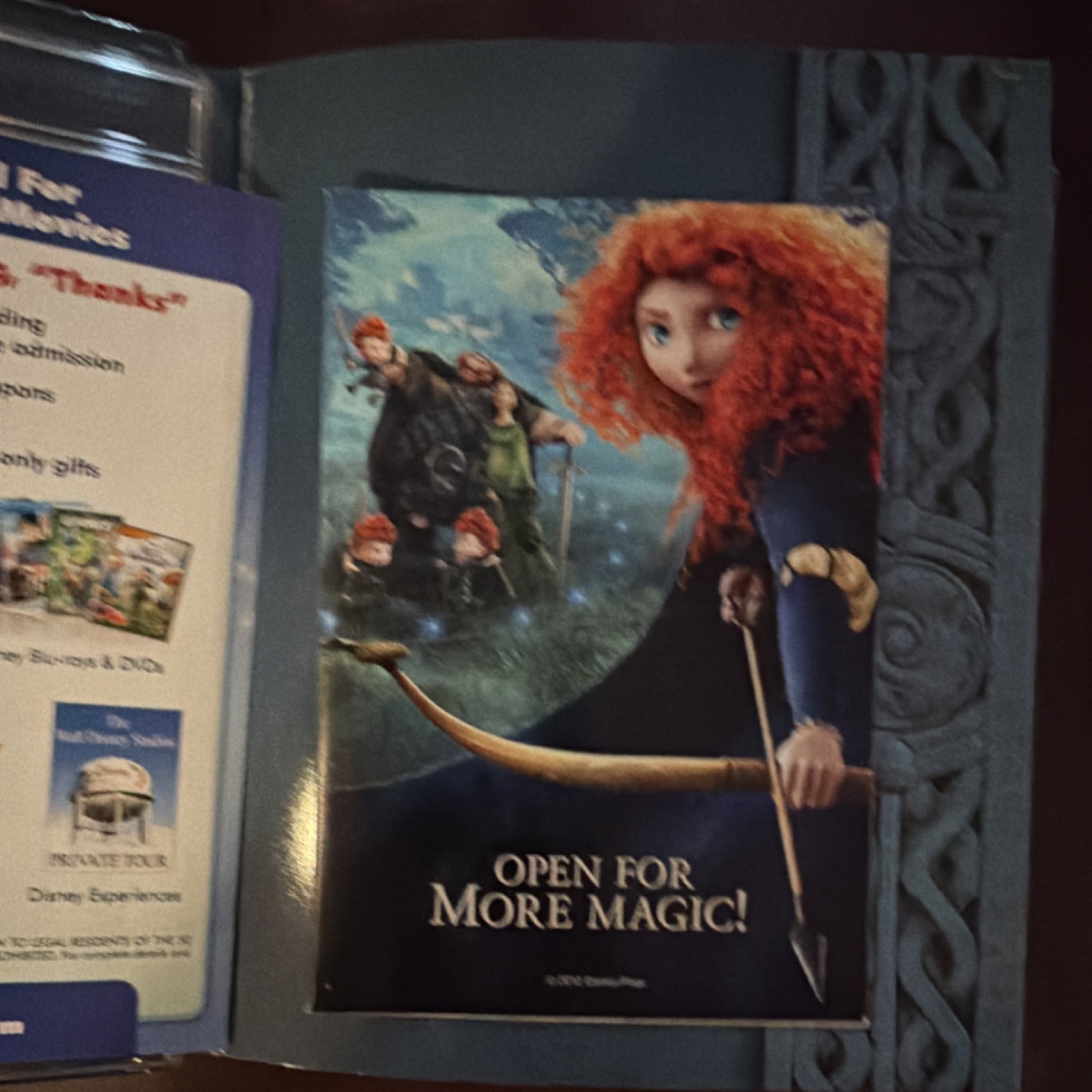 Disney Pixar Brave Blu-ray DVD Book Included Animation Family