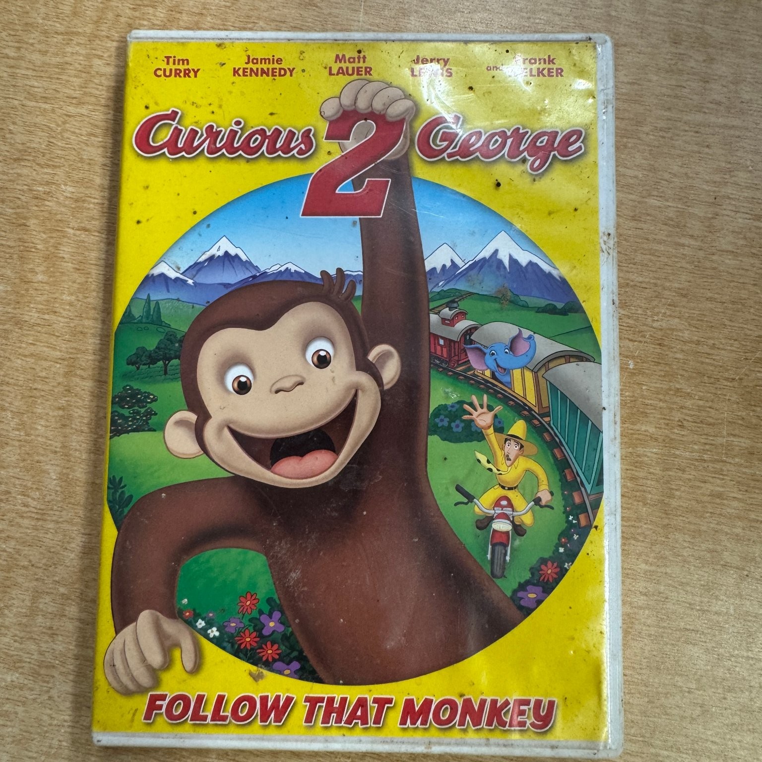 Curious George 2 Follow That Monkey DVD 2009 Tim Curry Jamie Kennedy