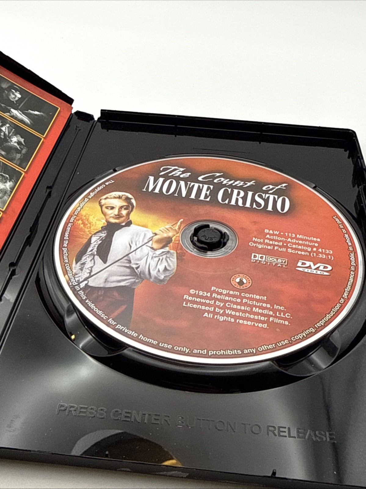 The Count of Monte Cristo (DVD, 1934) | RARE | FREE SHIPPING