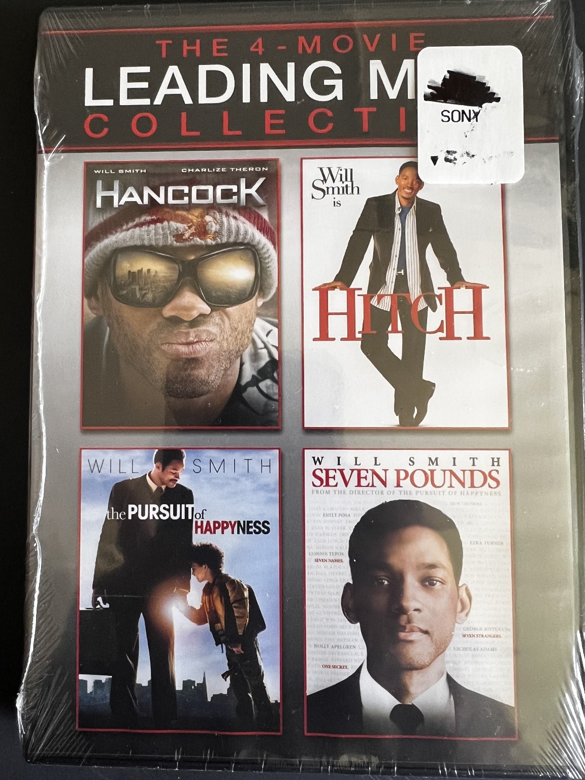 Will Smith 4-Movie Leading Men Collection DVD 2014 Hitch Hancock Pursuit