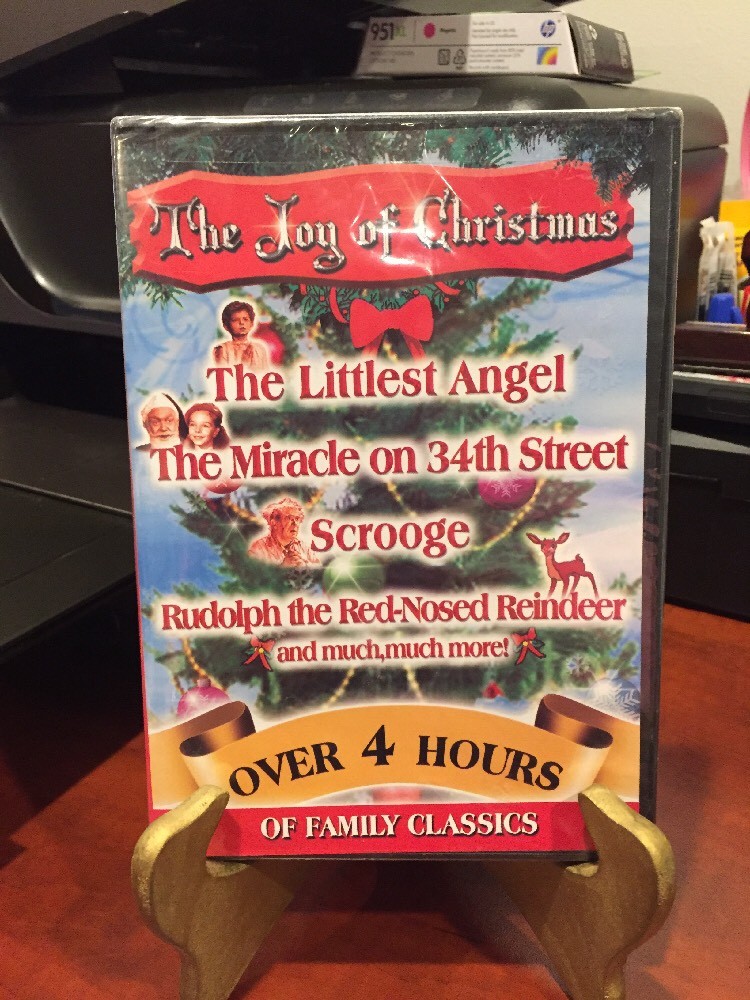 The Joy Of Christmas (DVD, 2008) 4 Films/Over 4 Hrs. of Family Classics/Mfg Seal