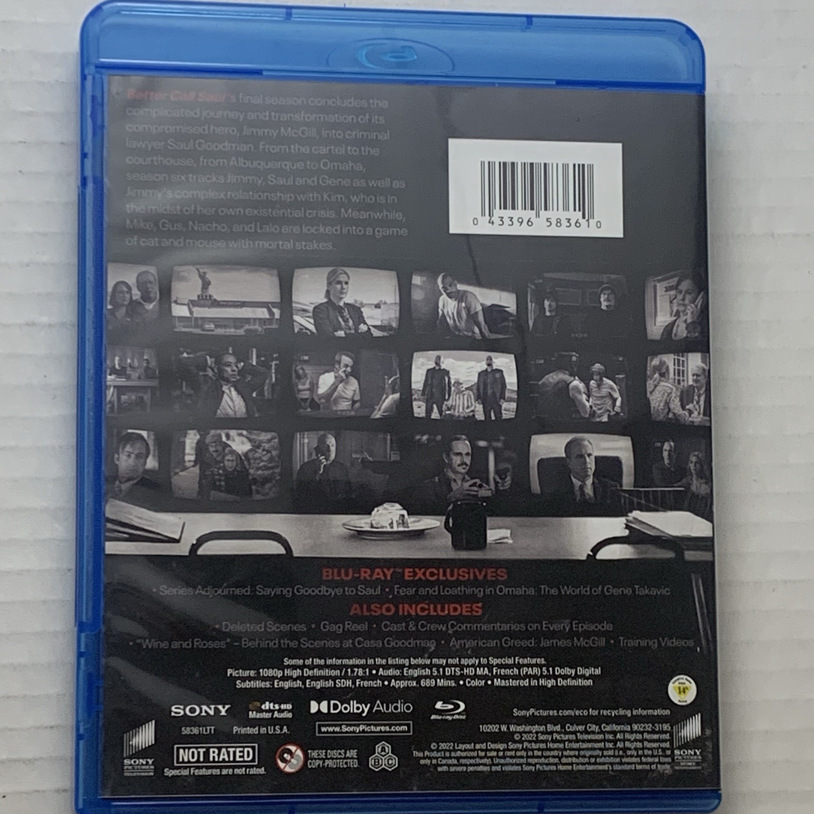 Better Call Saul: Season Six (Blu-ray, 2022) Complete 4 Disc Set
