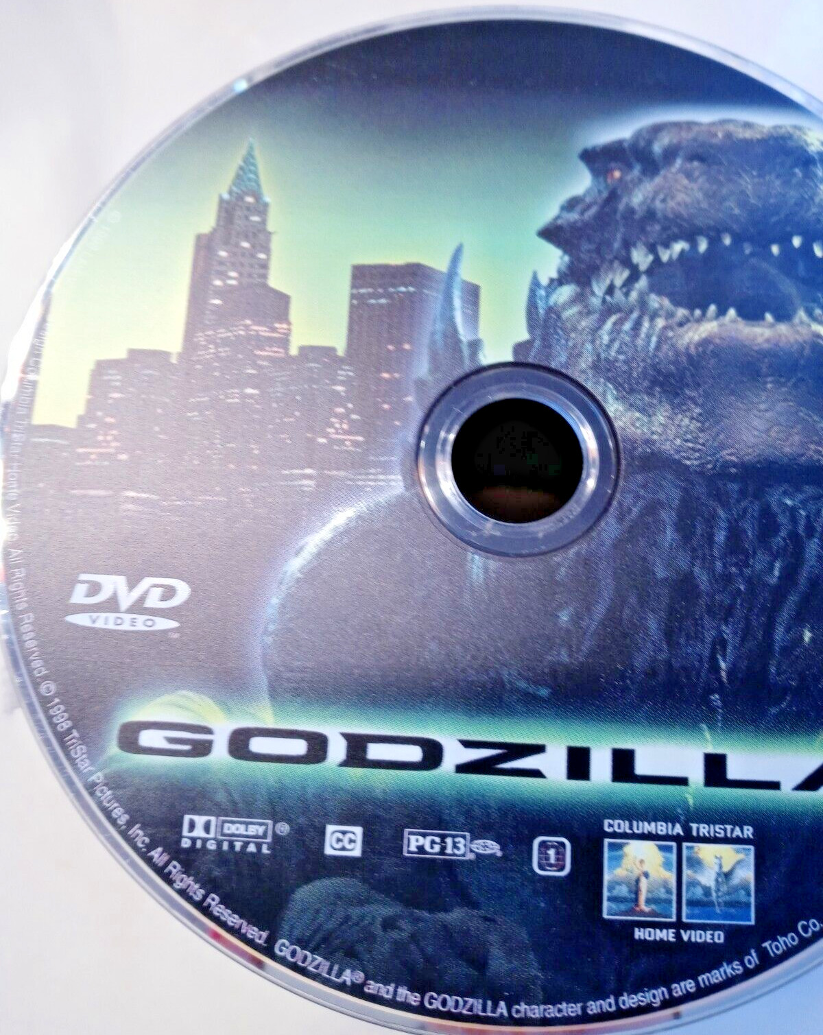 Godzilla Vintage 1998 Deluxe Widescreen Presentation DVD 139 Min. Rated PG-13