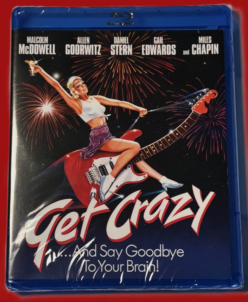 NEW RARE OOP KINO LORBER MALCOLM MCDOWELL GET CRAZY CULT MOVIE BLU RAY 1983