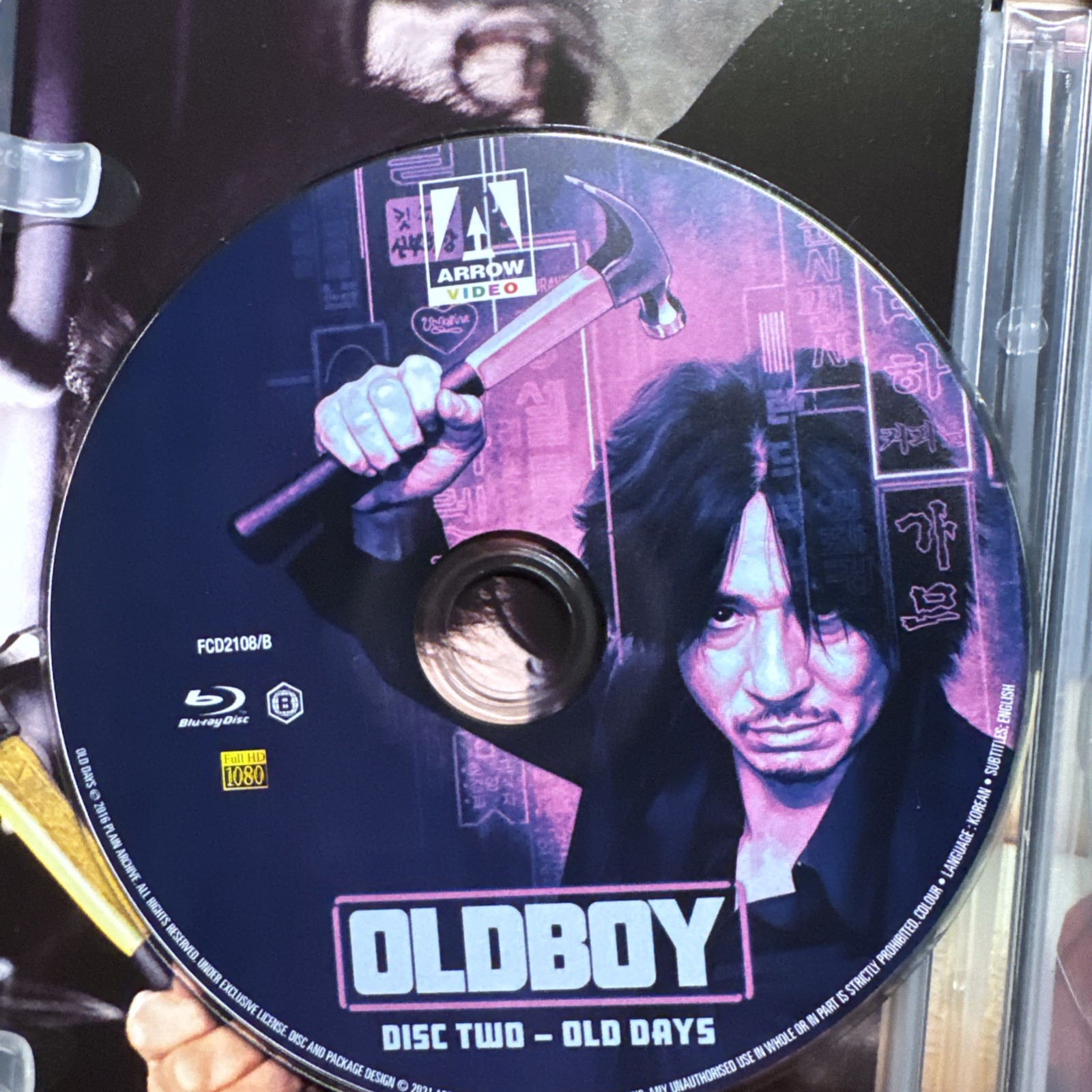 OLDBOY *RARE* 1st Edition UK Blu-ray Steelbook – comes with arrow video discs