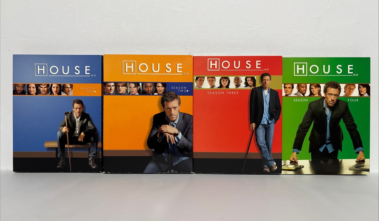 House M.D. Seasons 1-4 DVD Box Sets TV Series Hugh Laurie Medical Drama Set