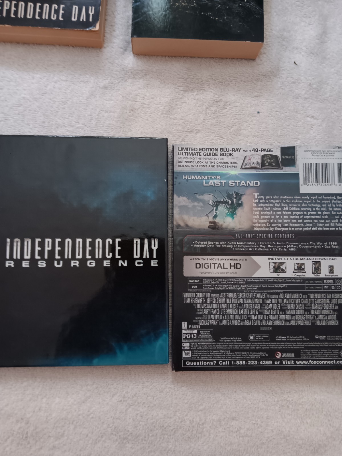 Independence Day 1 & 2 , Books, Dvd & Blu Ray Sets