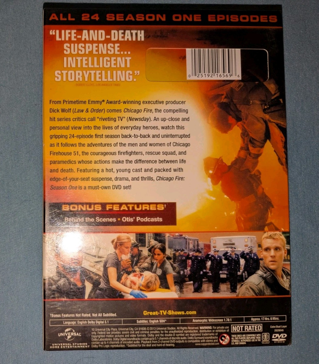 Chicago Fire: Season One (DVD, 2012)