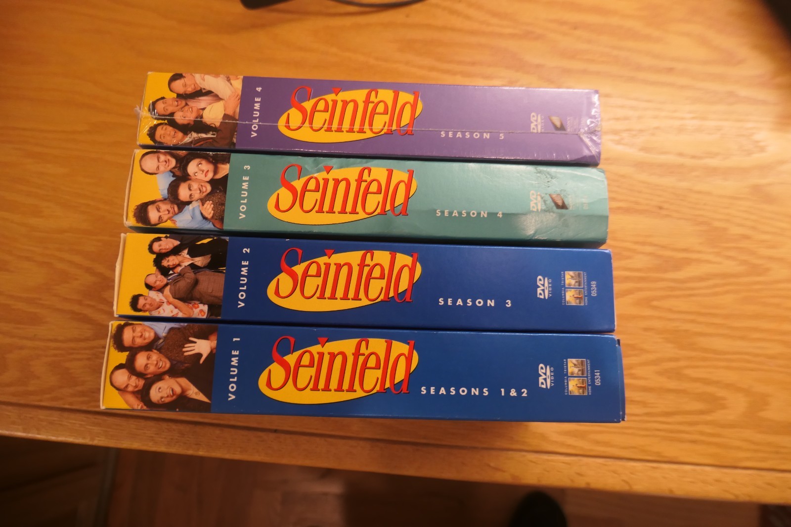 Jerry Seinfeld DVD Seasons 1-5. Season 5 is unopened in original packaging