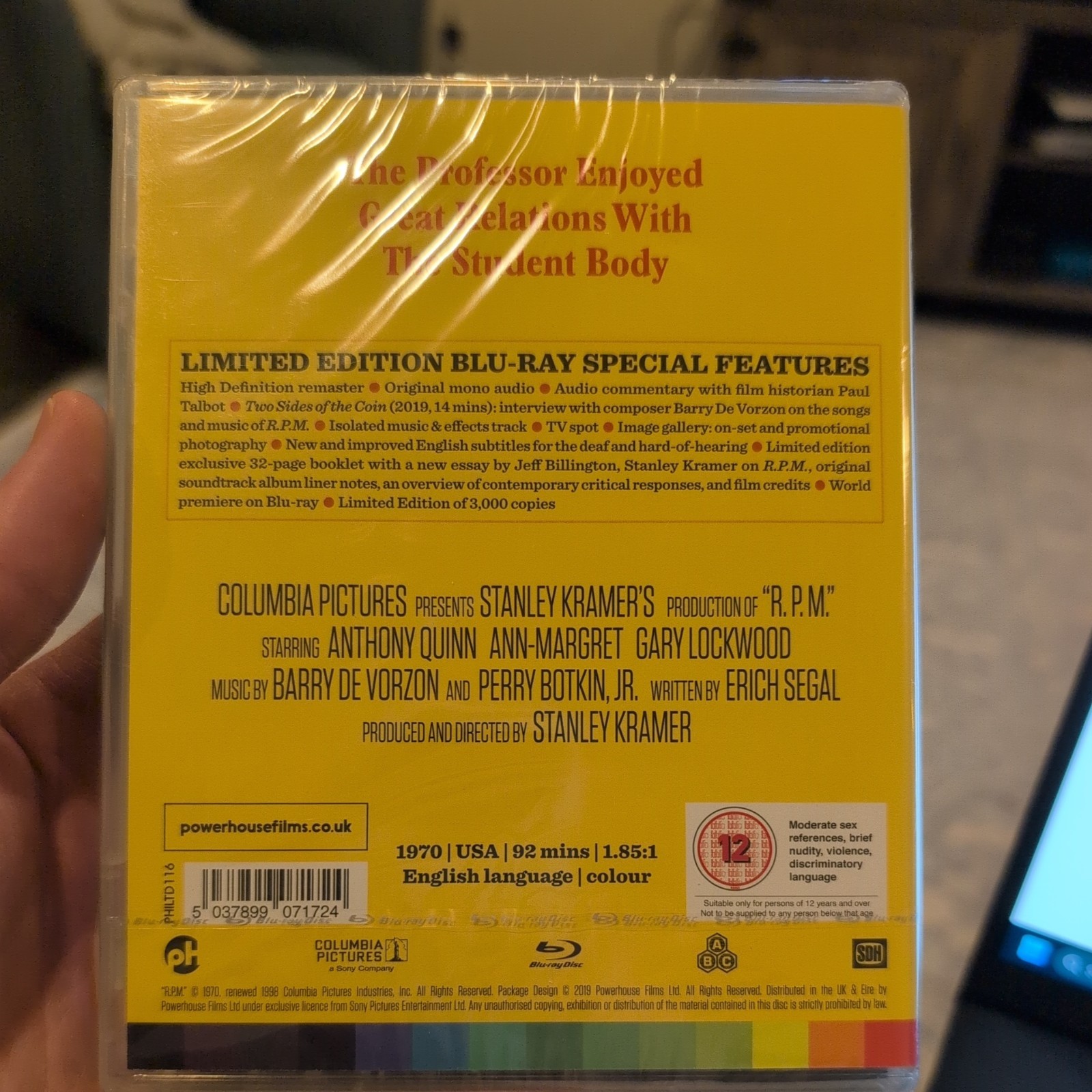 R.P.M., Limited Edition Blu-ray – Powerhouse Indicator Import OOP Region FREE