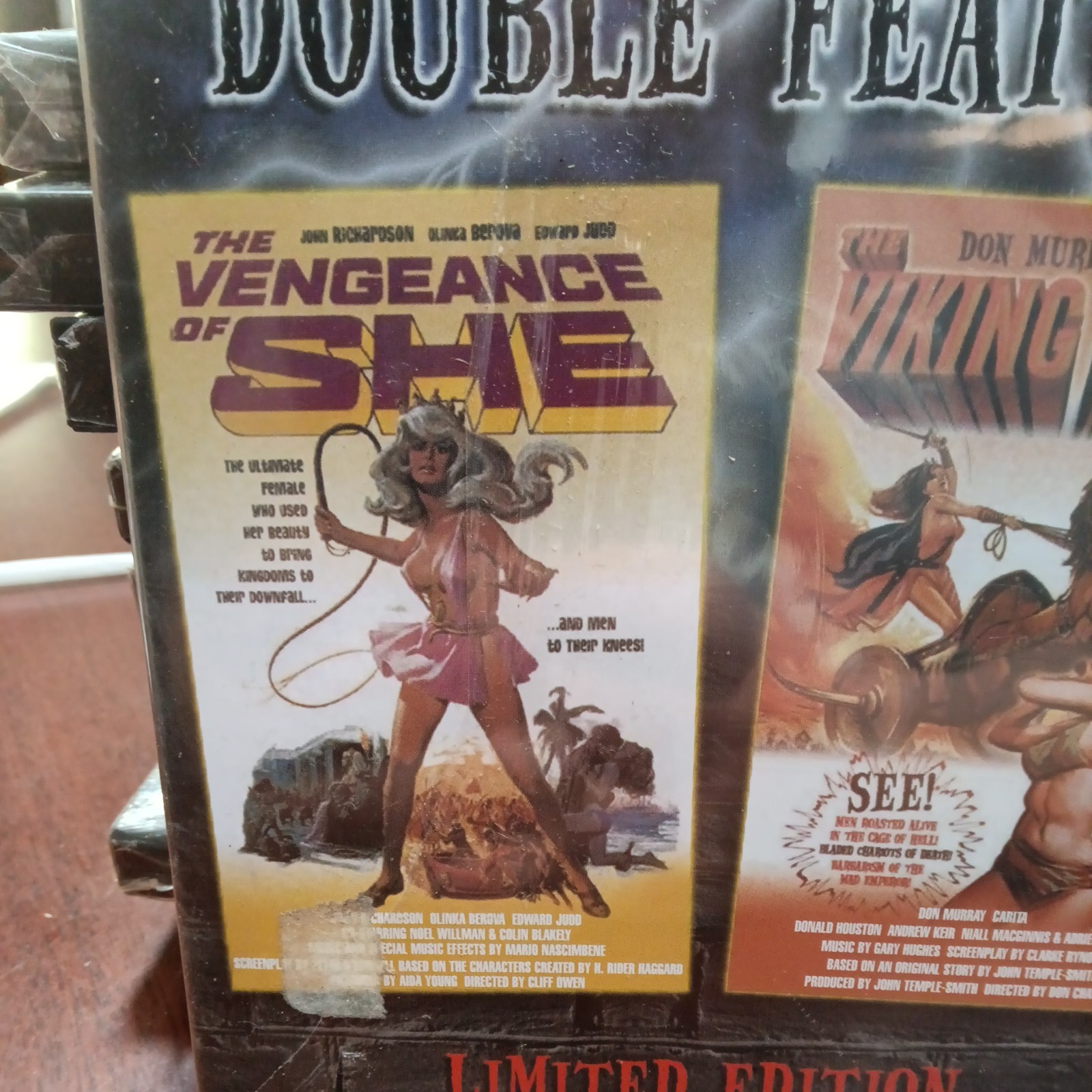 Hammer Collection 2 DVDs ‘The Vengeance Of She/The Viking Queen’ Sealed New~