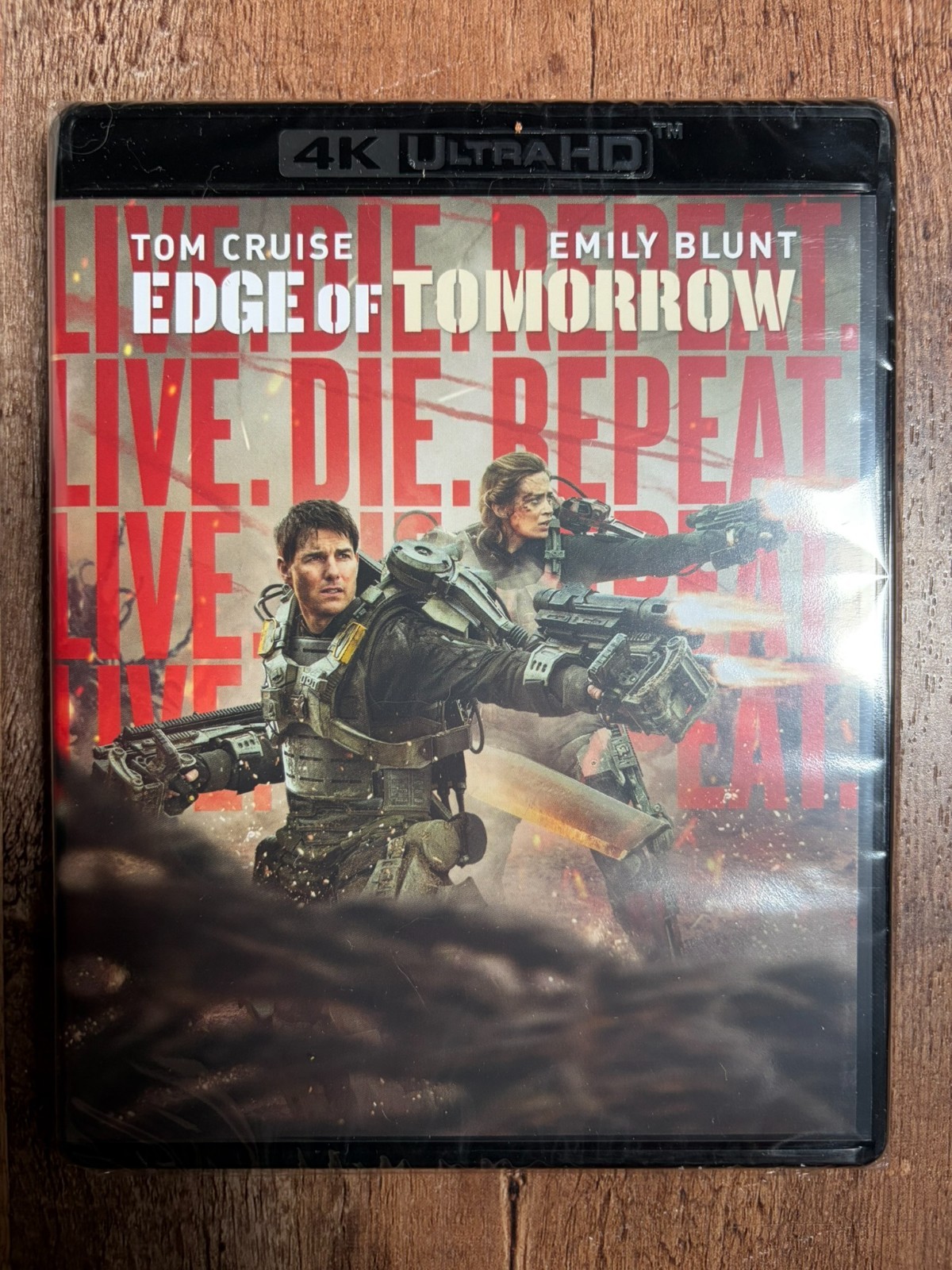 Edge of Tomorrow: Live. Die. Repeat. (4K UHD + Blu-ray, 2014, Region Free) *NEW*