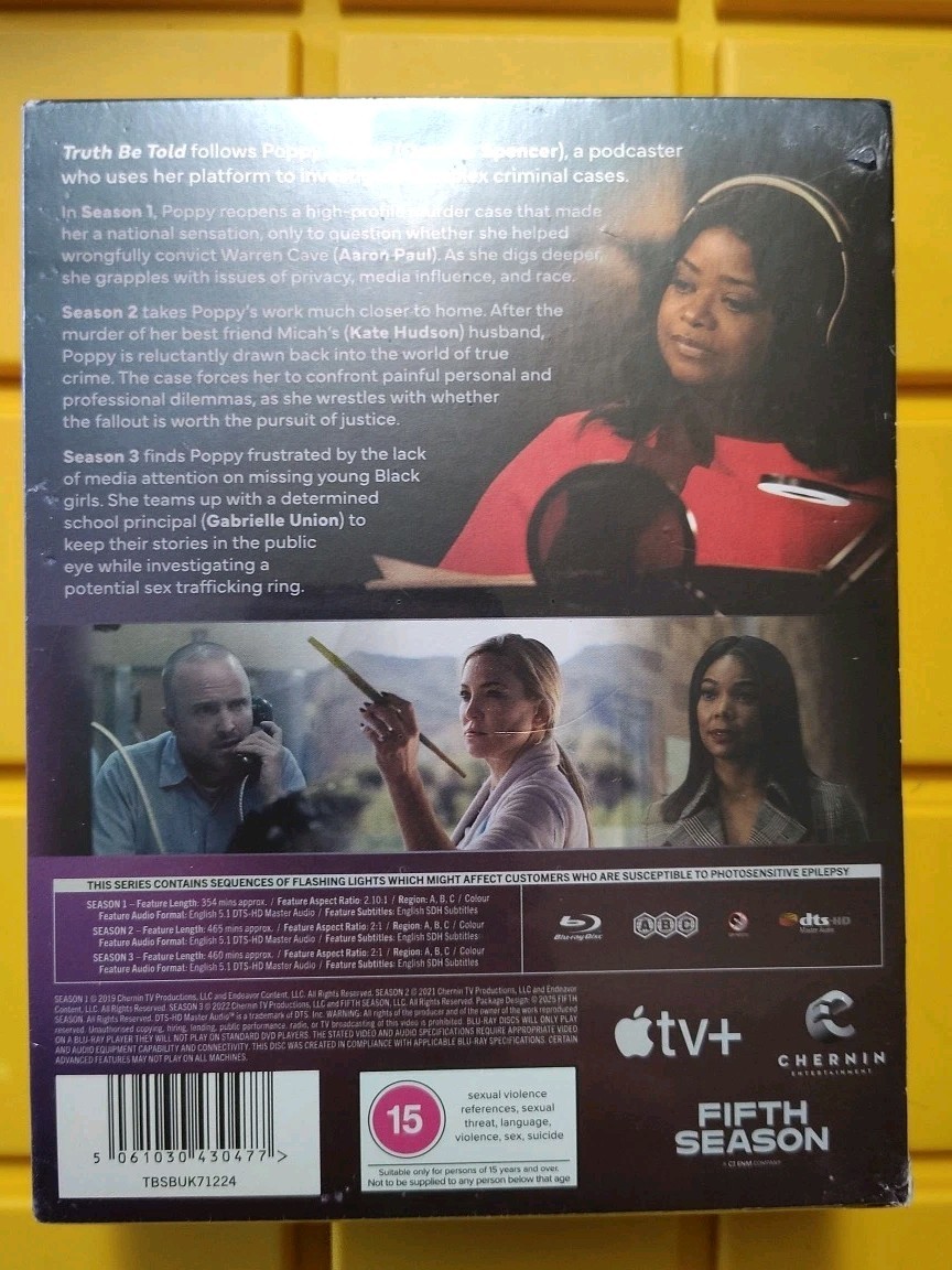 Truth Be Told: Seasons 1-3 Region A B C – New Sealed