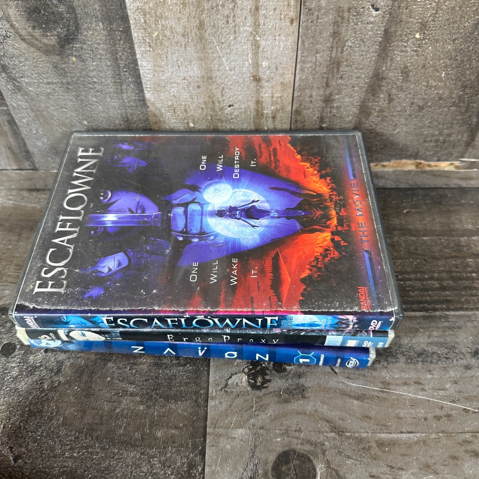 Lot of 6 Anime & Animated Action DVDs Noein Ergoproxy Zavon Moon Phase Guyver