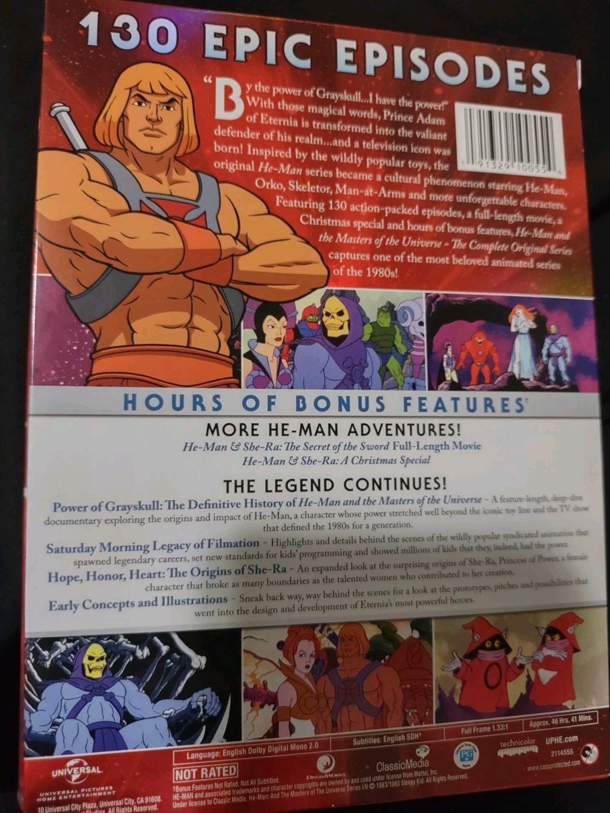 He-Man Masters Of The Universe MOTU 200x + 80s Complete Series DVD Sets
