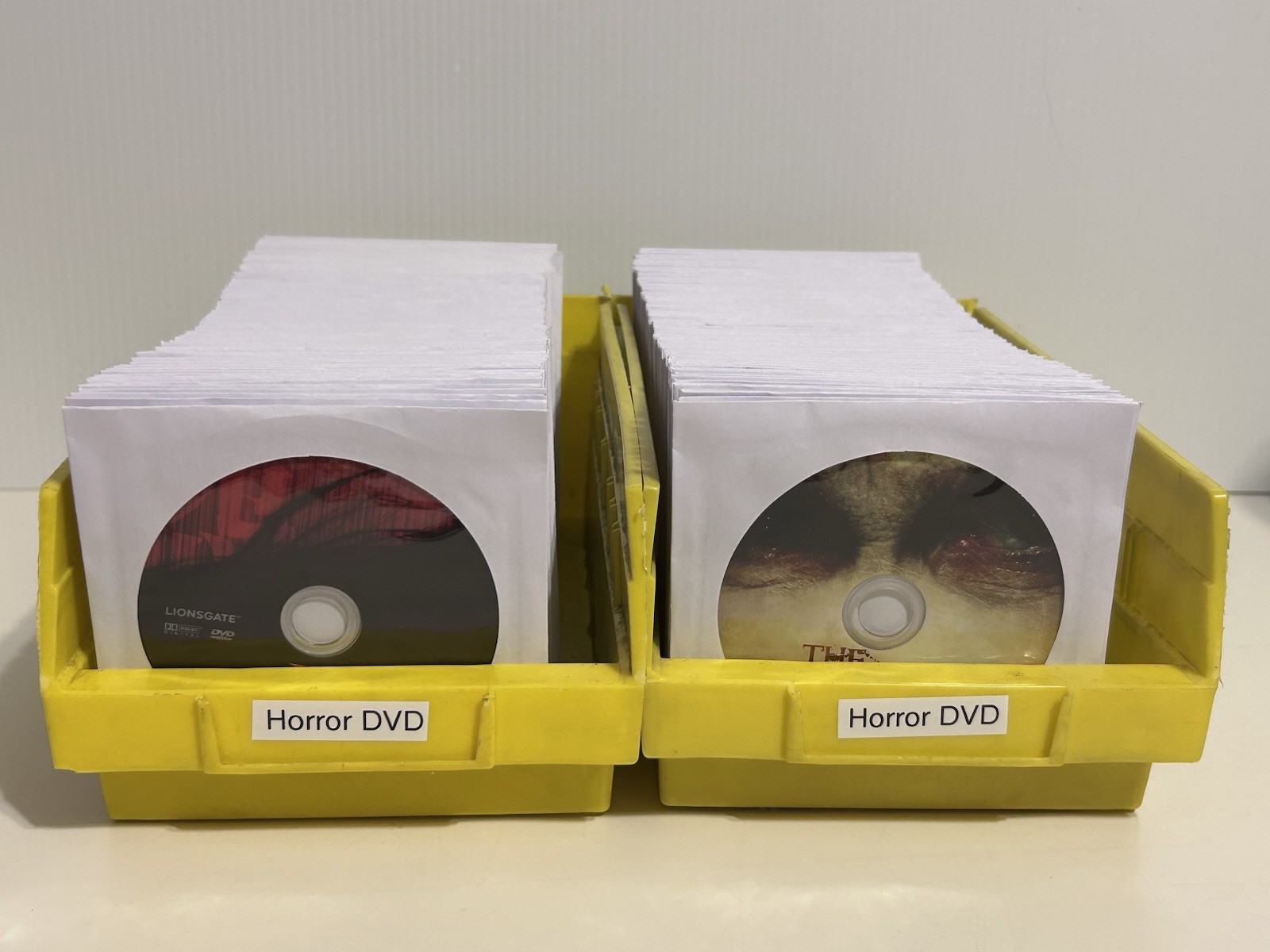 Bulk DVD Lot of 12 DISC ONLY Horror Scary Movies Mixed Lot Halloween