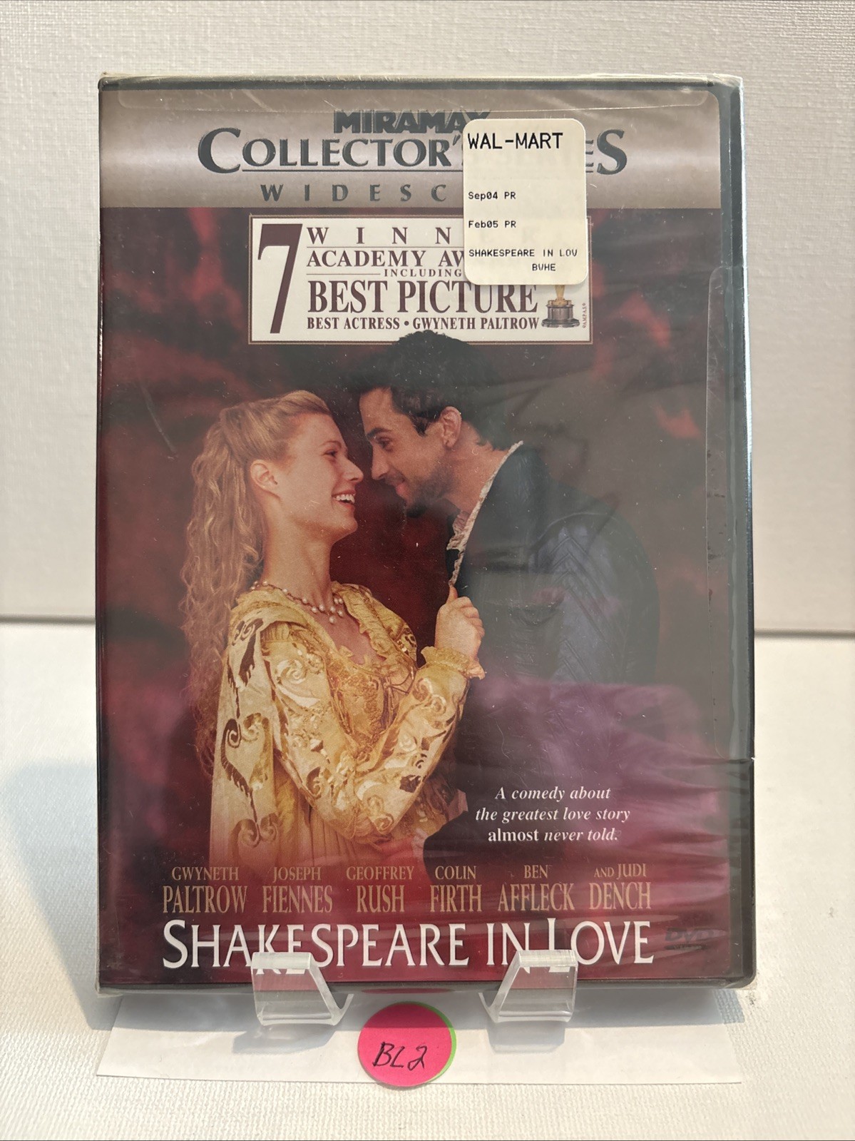 Shakespeare in Love DVD NEW Sealed 1999 WS Romantic Comedy Period Paltrow BL2