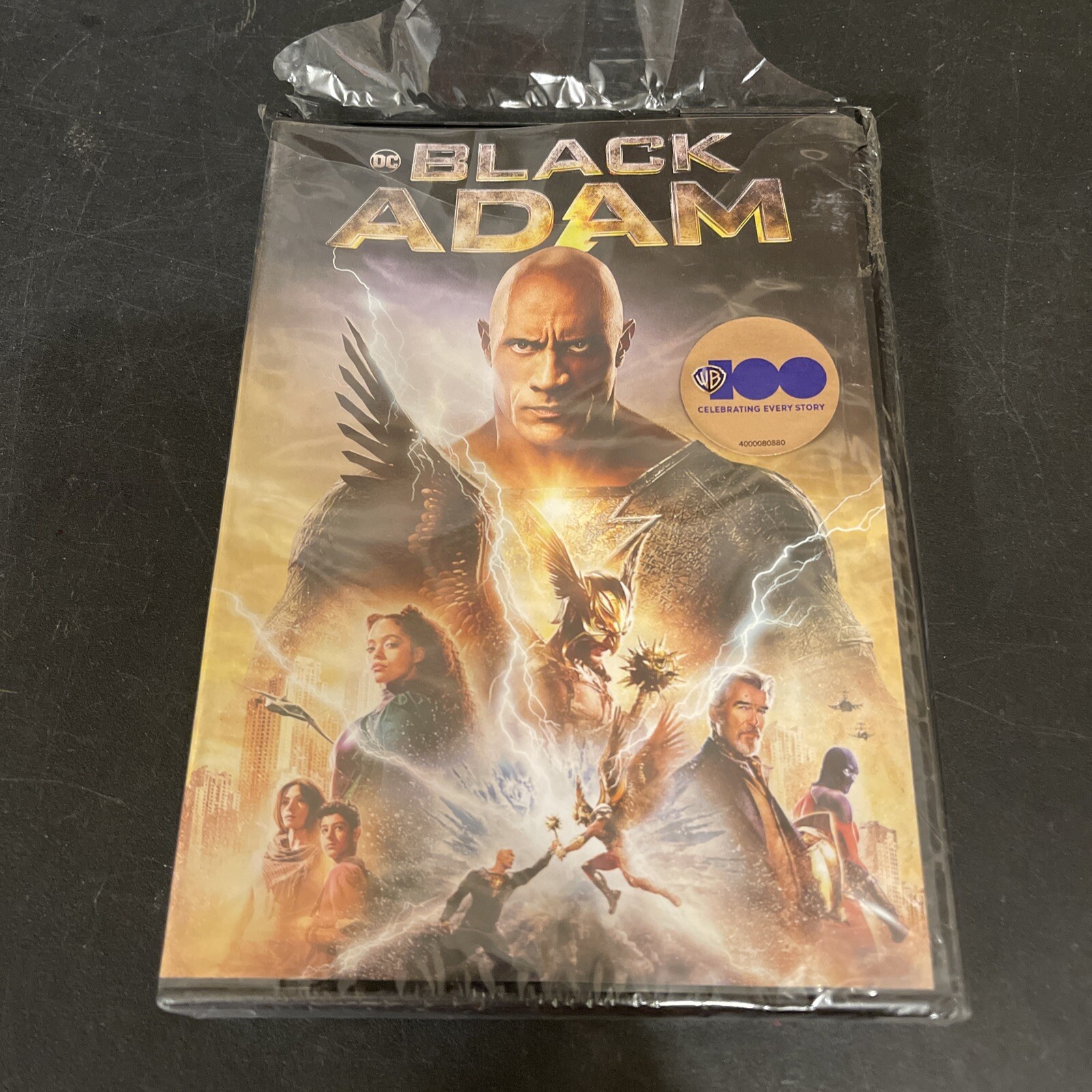 Black Adam (DVD, 2022) Dwayne New Ships Free Broken Case