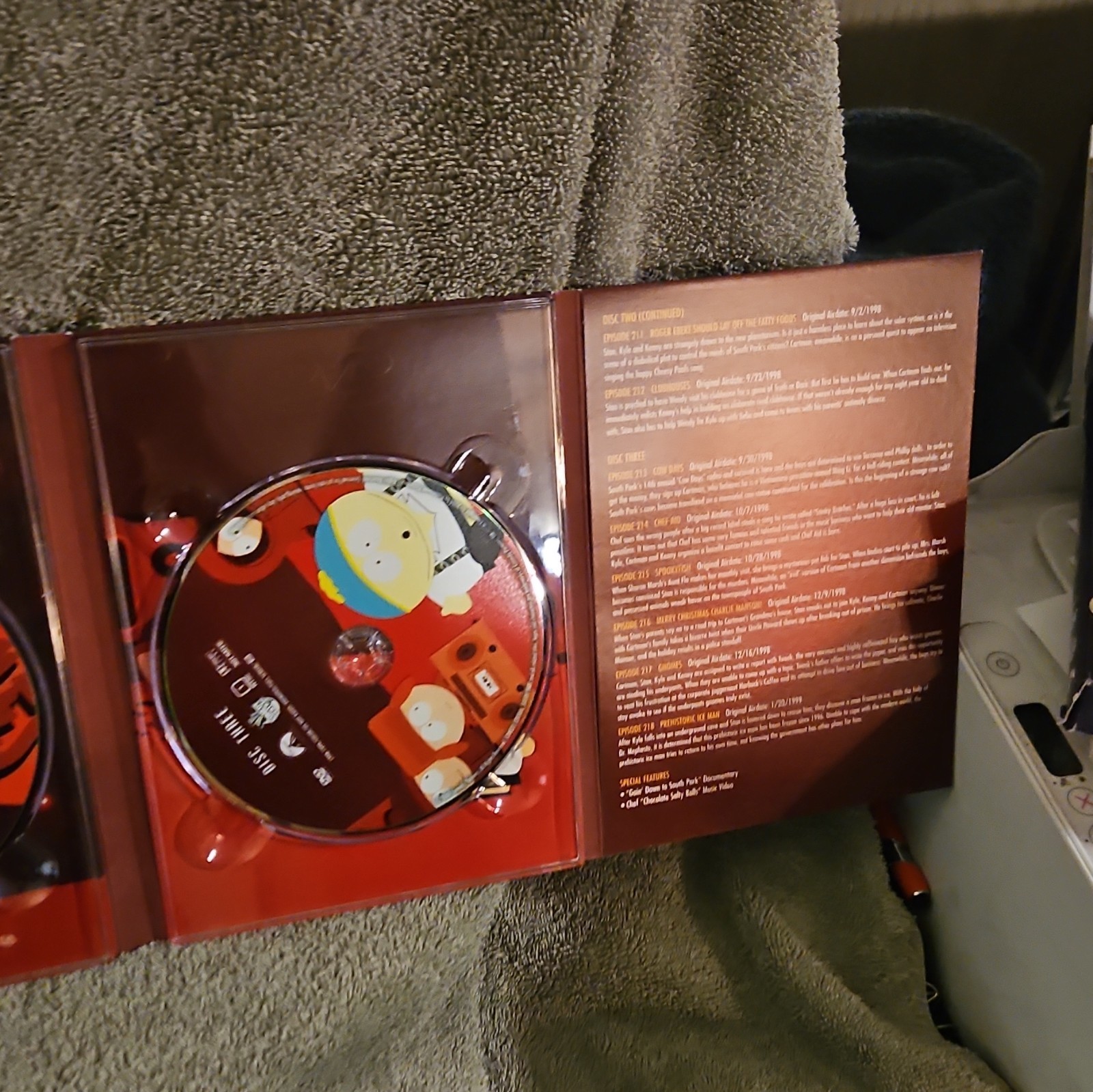 South Park Complete Second Season DVD 3-Disc Collector’s Subtitles/Commentary
