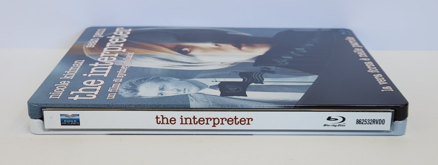 The Interpreter 2005 Blu-ray 2009 Eagle Pictures Italy Import Region B SteelBook
