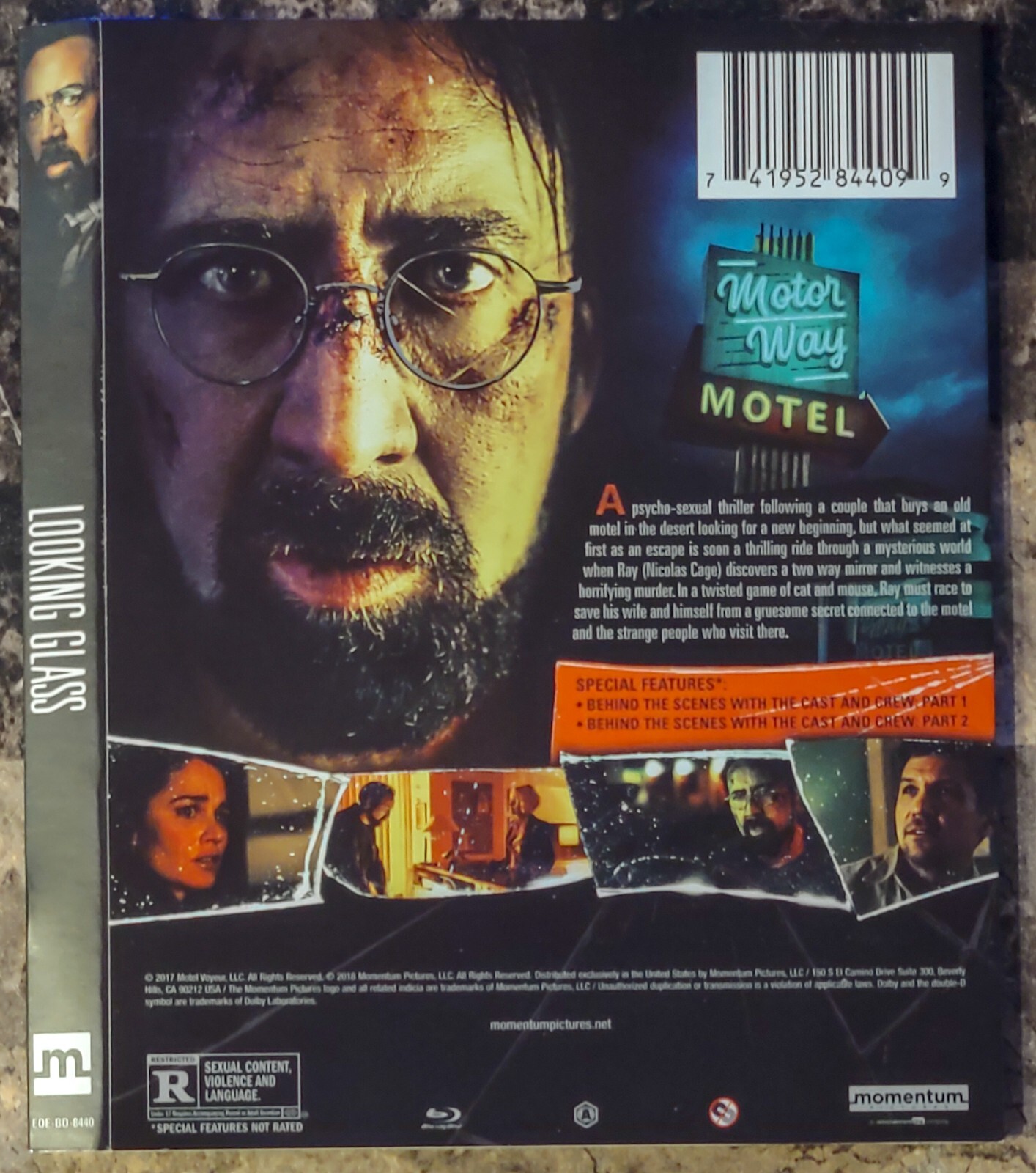 Looking Glass Momentum Pictures 2018 Blu-ray SLIPCOVER SLIP COVER SLEEVE ONLY
