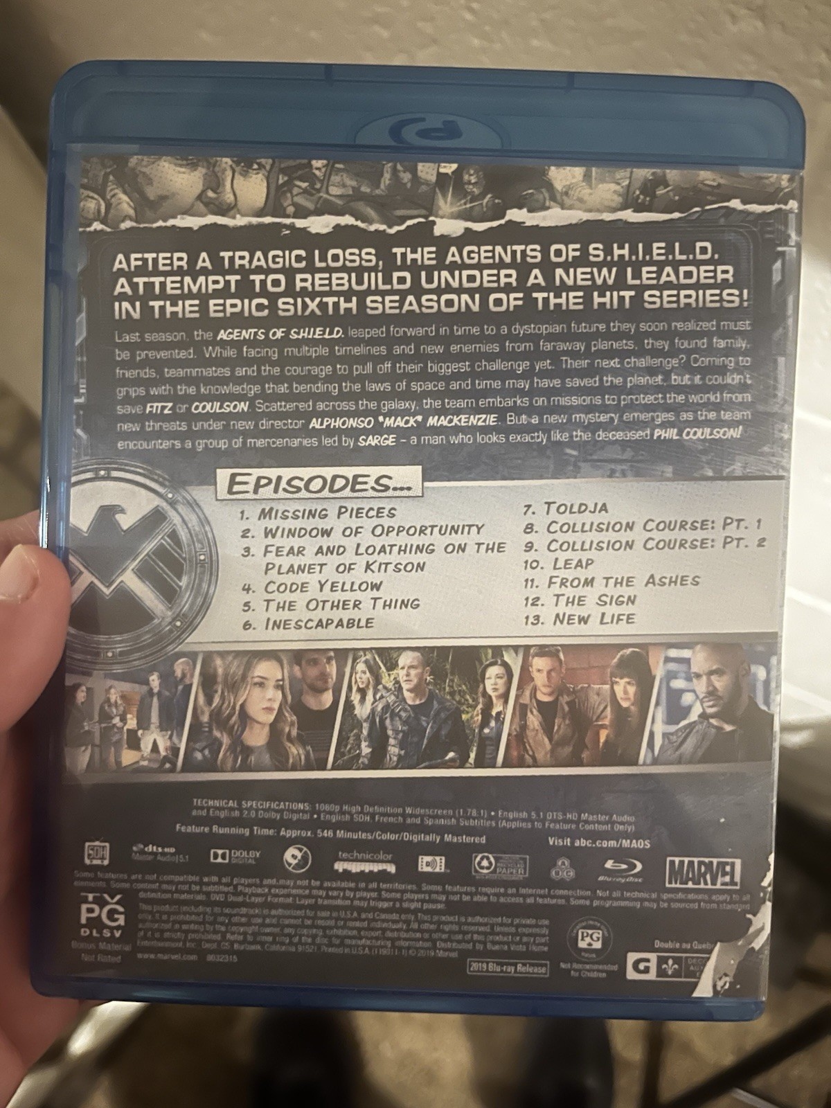 Marvel Agents of SHIELD S.H.I.E.L.D. Complete Season 6