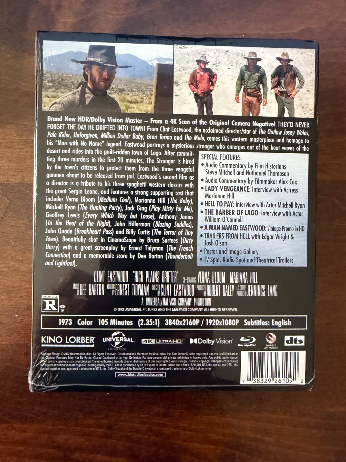 High Plains Drifter (4K) W/Slipcover