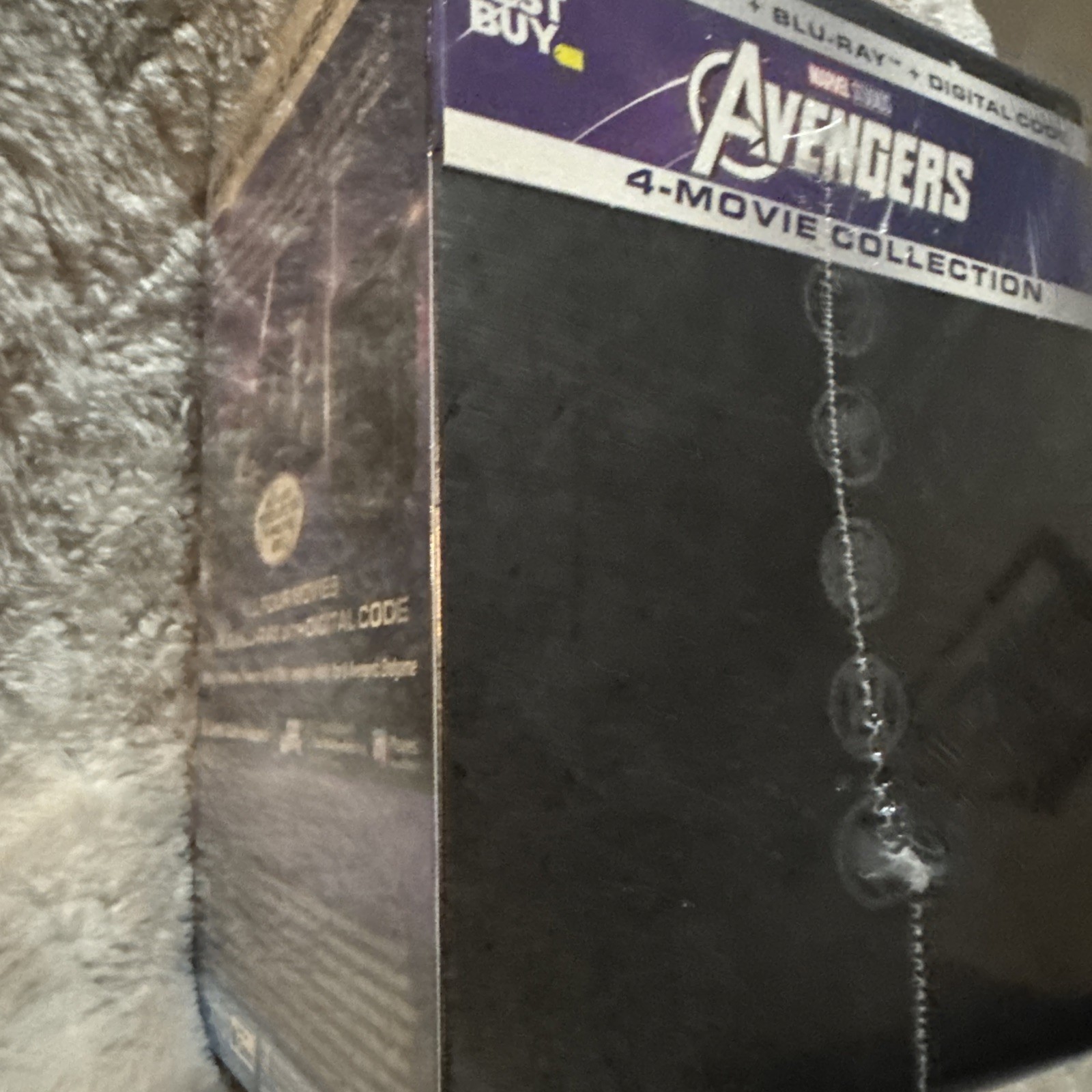 Avengers Steelbook 4k Ultra HD + Blu-Ray + Digital 4-Movie Collection New