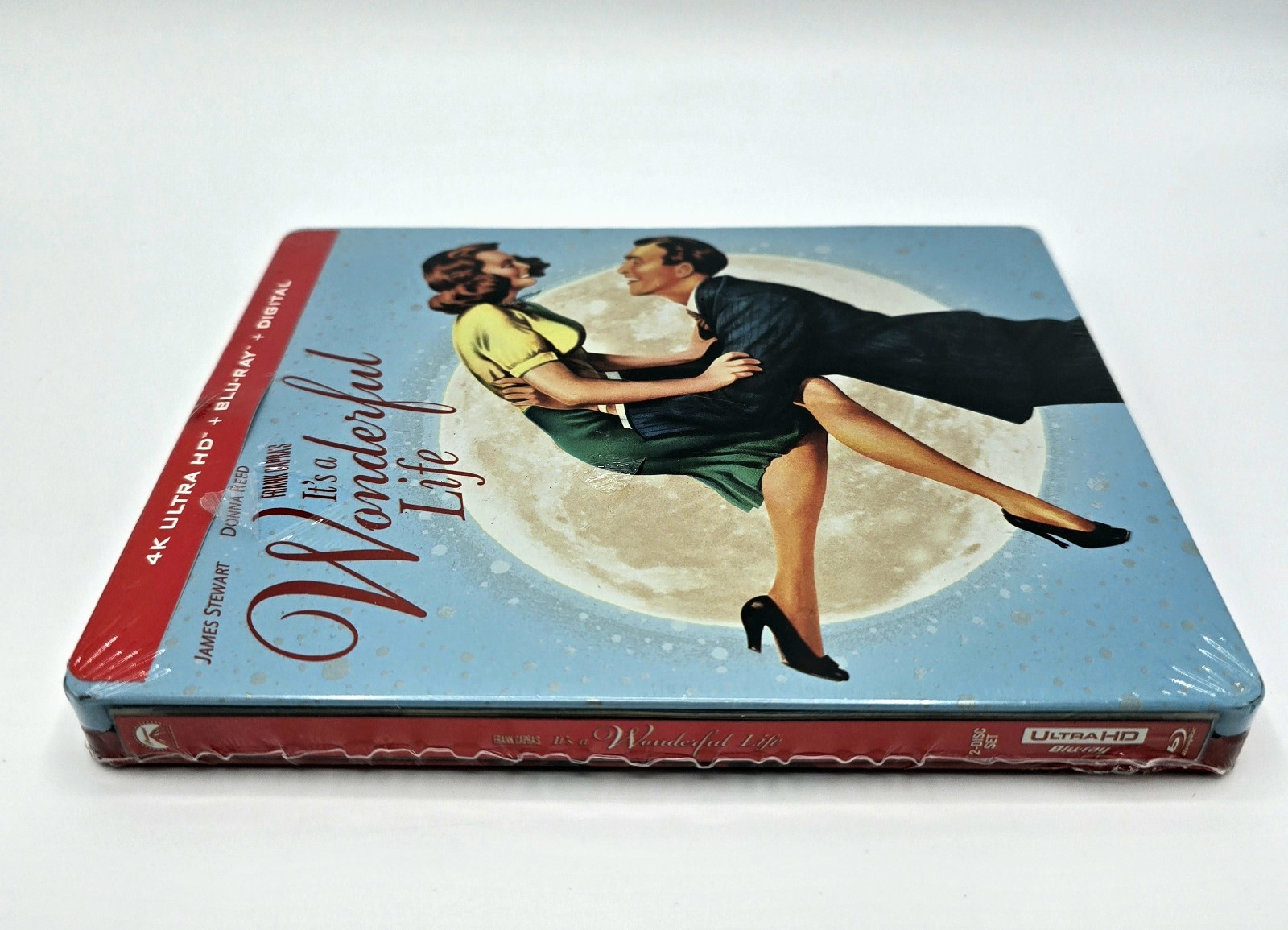 It’s a Wonderful Life 1946 PG Remastered B&W 4K UHD + Blu-ray Steelbook