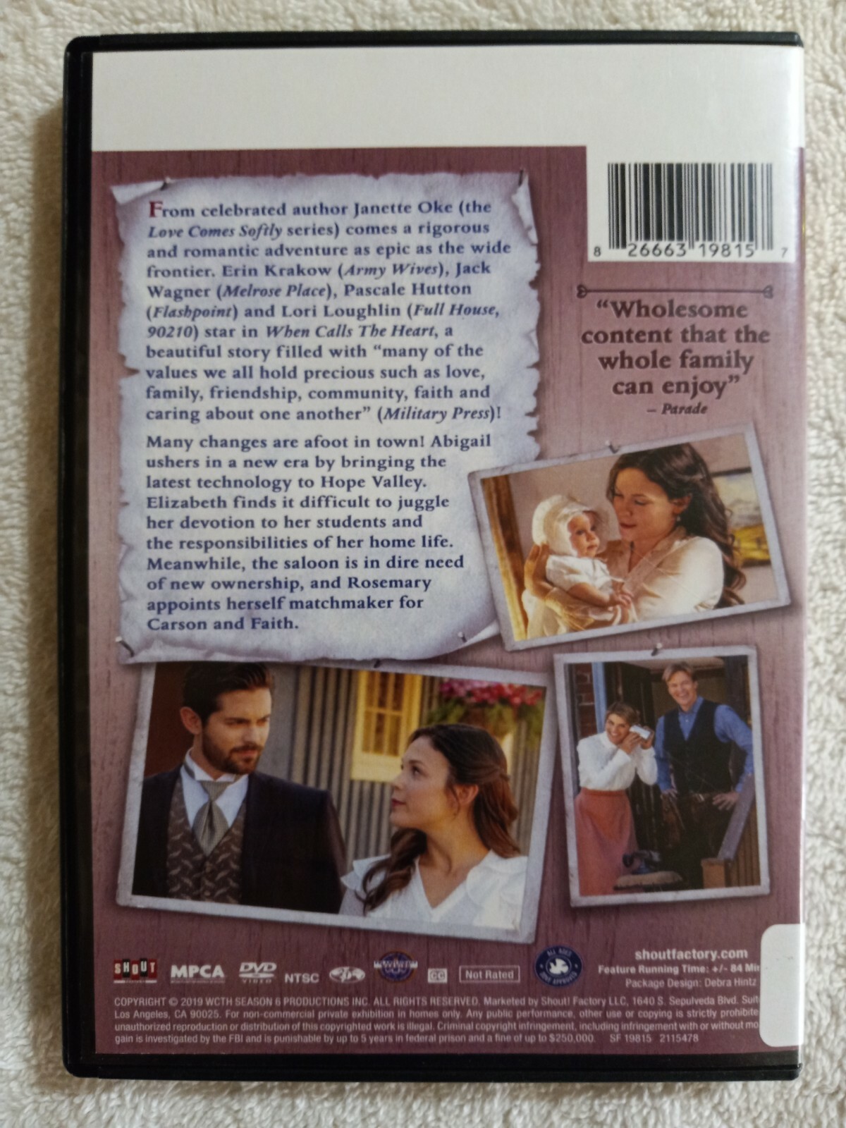 When Calls The Heart: The Queen Of Hearts (DVD, 2019, 84 min., NR, Widescreen)