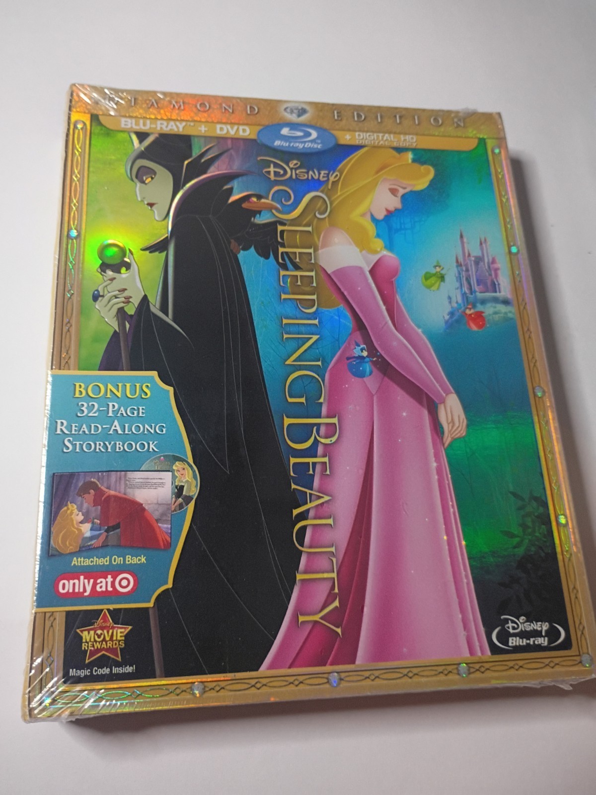 Disney SLEEPING BEAUTY Blu-Ray DVD Princess Target 🎯 Includes BONUS StoryBook